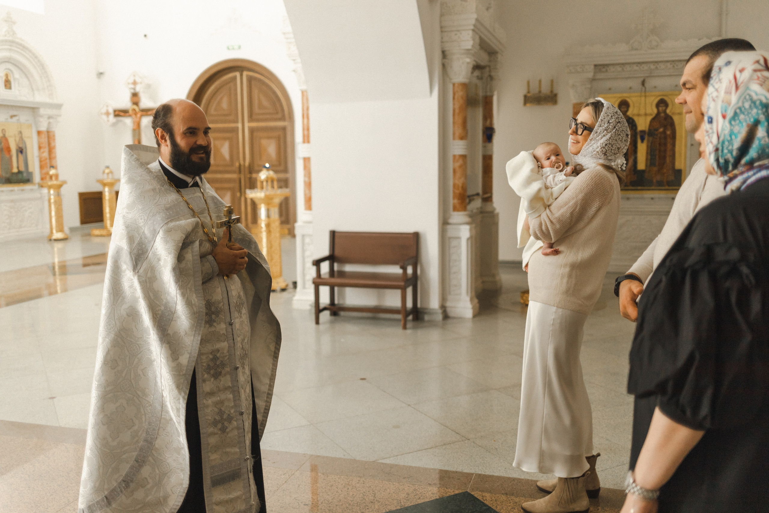 Крещение Стефании. Семейный фотограф в Москве