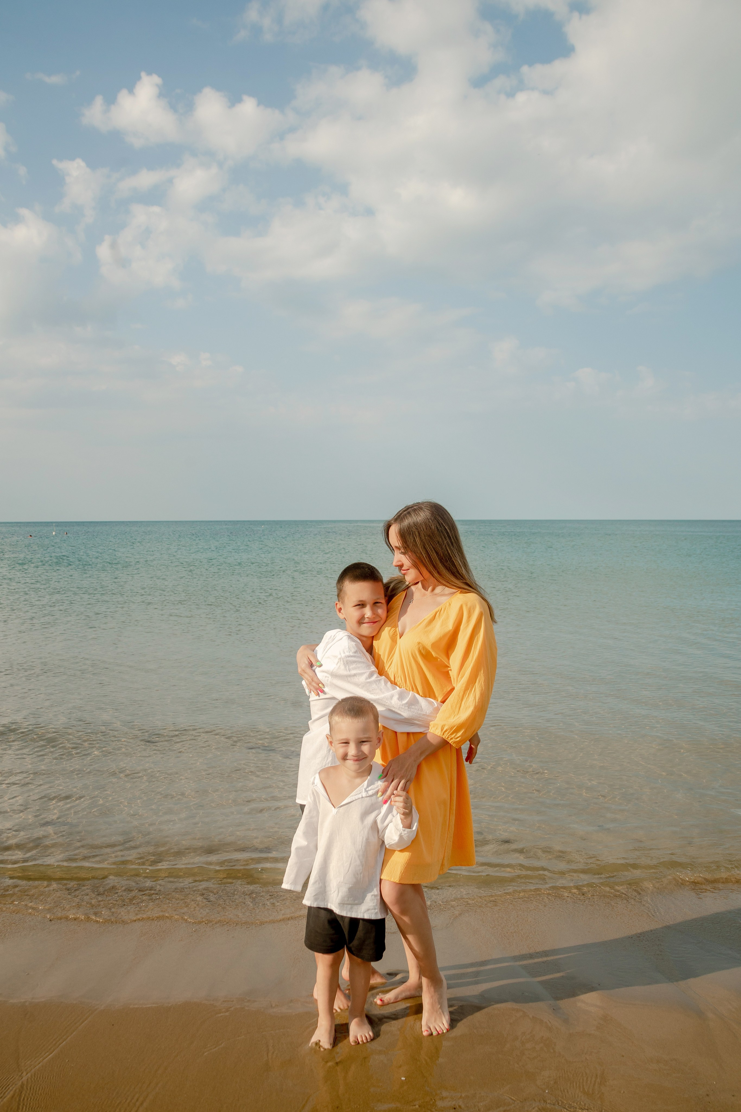 Соня с сыновьями. Фотограф в Геленджике, Архипо-Осиповке, Абрау-Дюрсо, Кринице Виктория