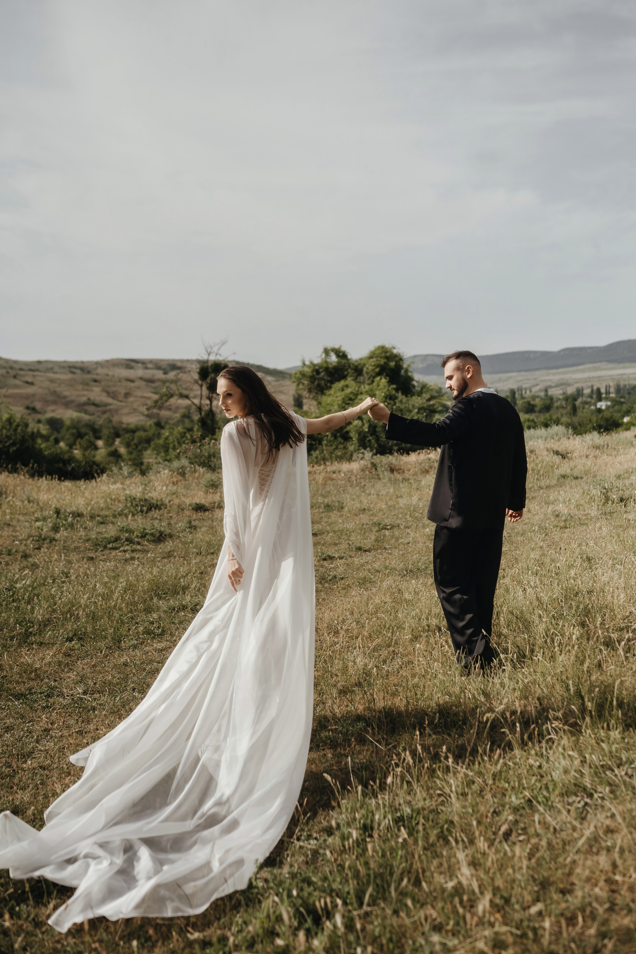 свадебная фотосессия в Крыму на закате