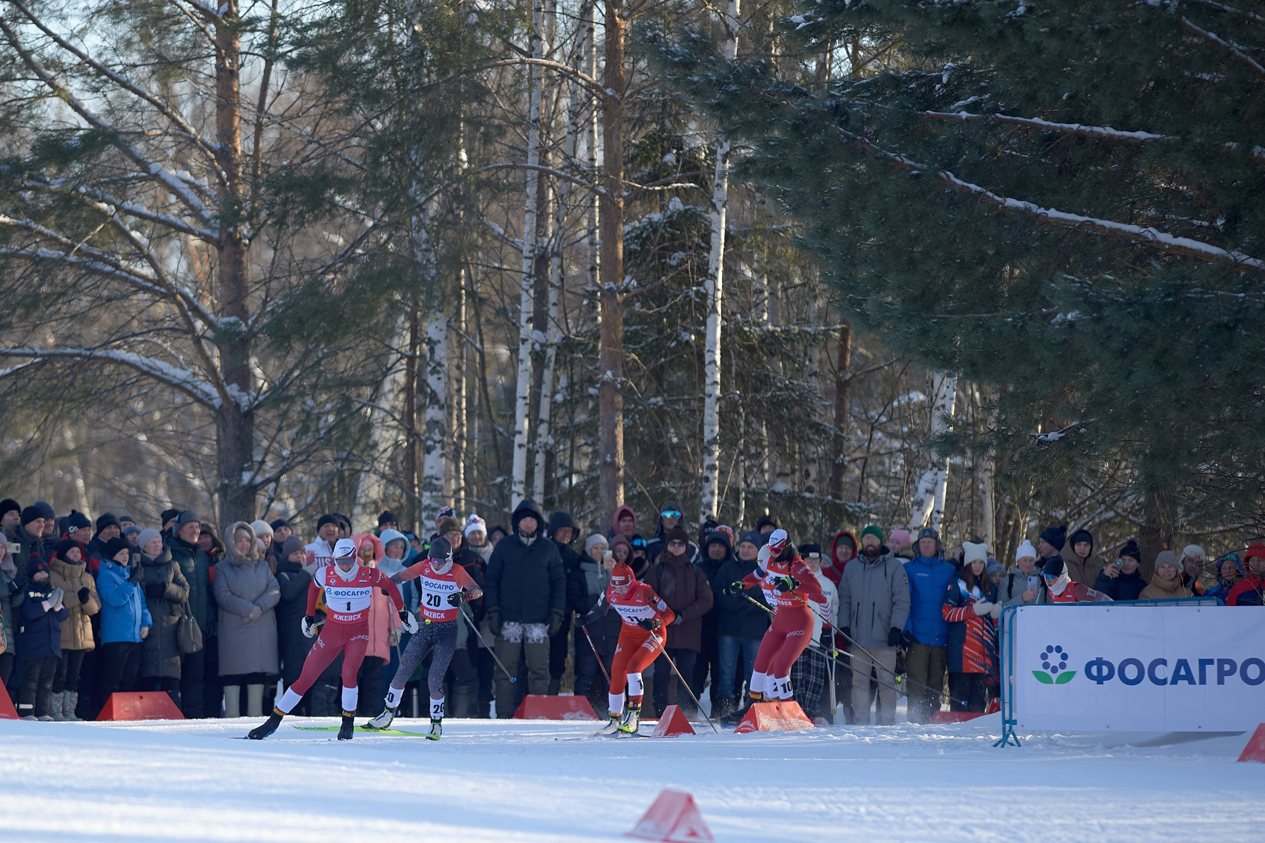 VI этап ФосАгро Кубка России по лыжным гонкам. Спринт. Ижевск 25.01.2025. Спортивный репортажный фотограф в Ижевске Сергей Мерзляков