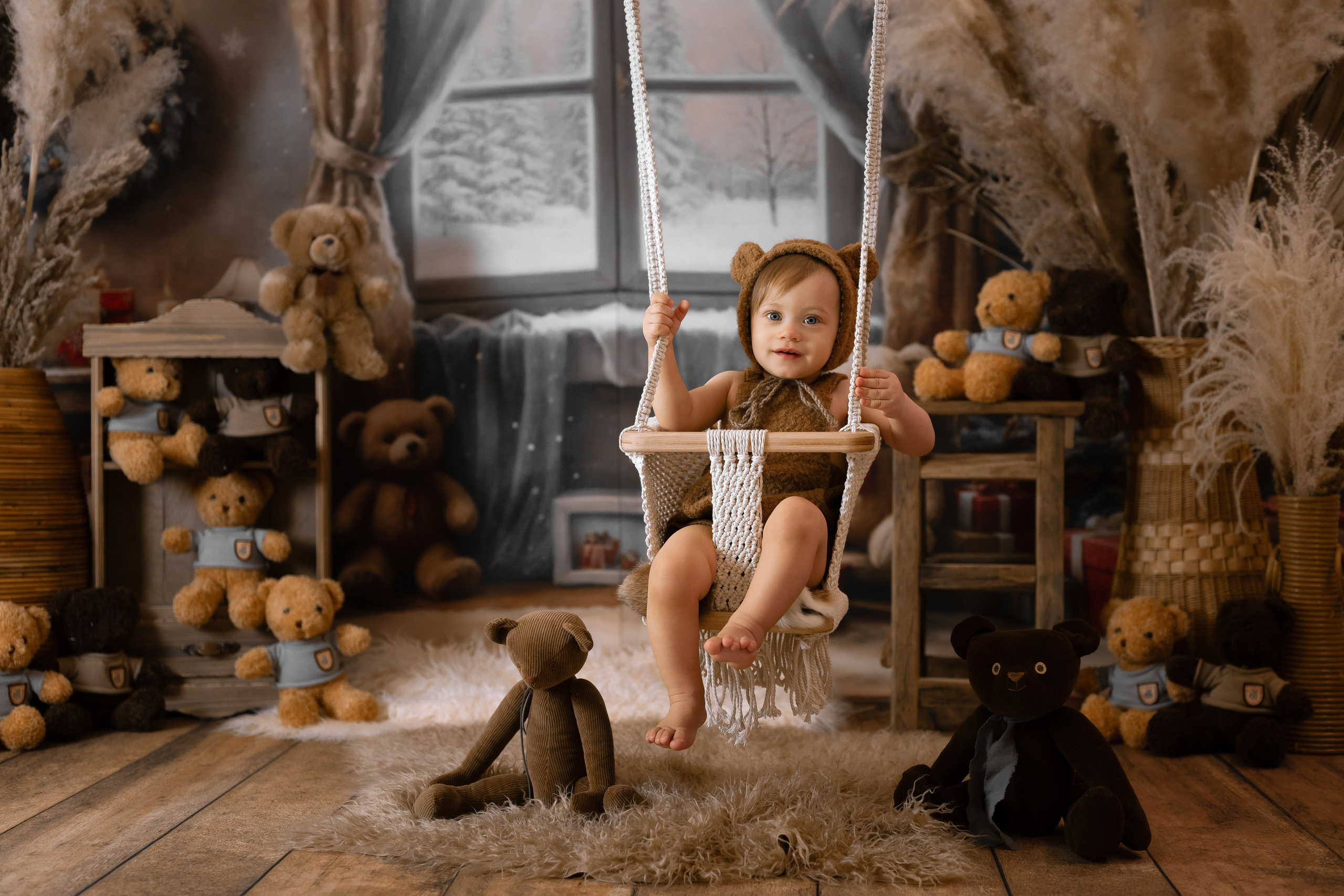 Зимняя Открытка. Семейный и детский фотограф в Красноярске Мила Черкасова