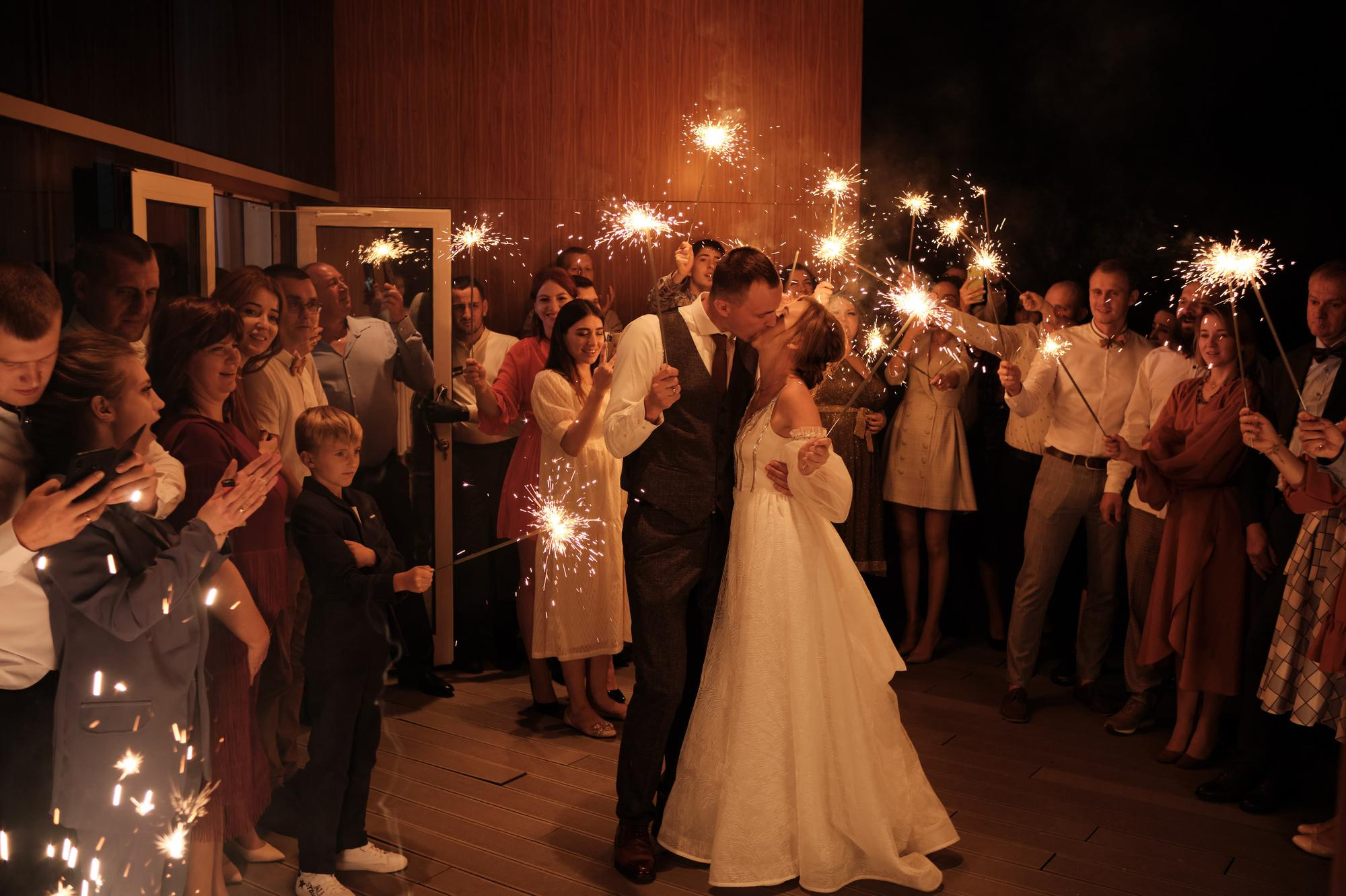 невеста вечер ночной город Краснодар фотограф