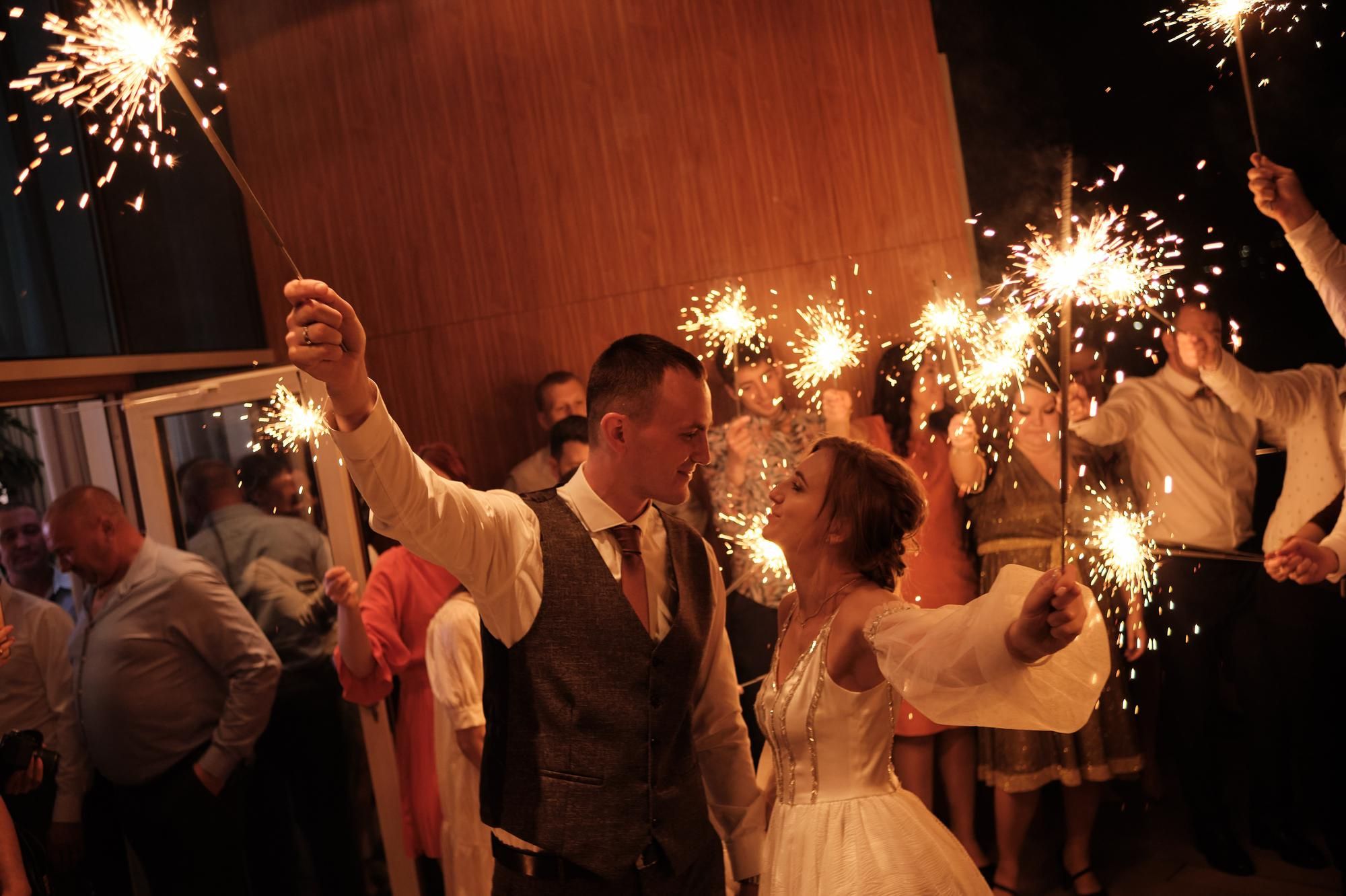 невеста вечер ночной город Краснодар