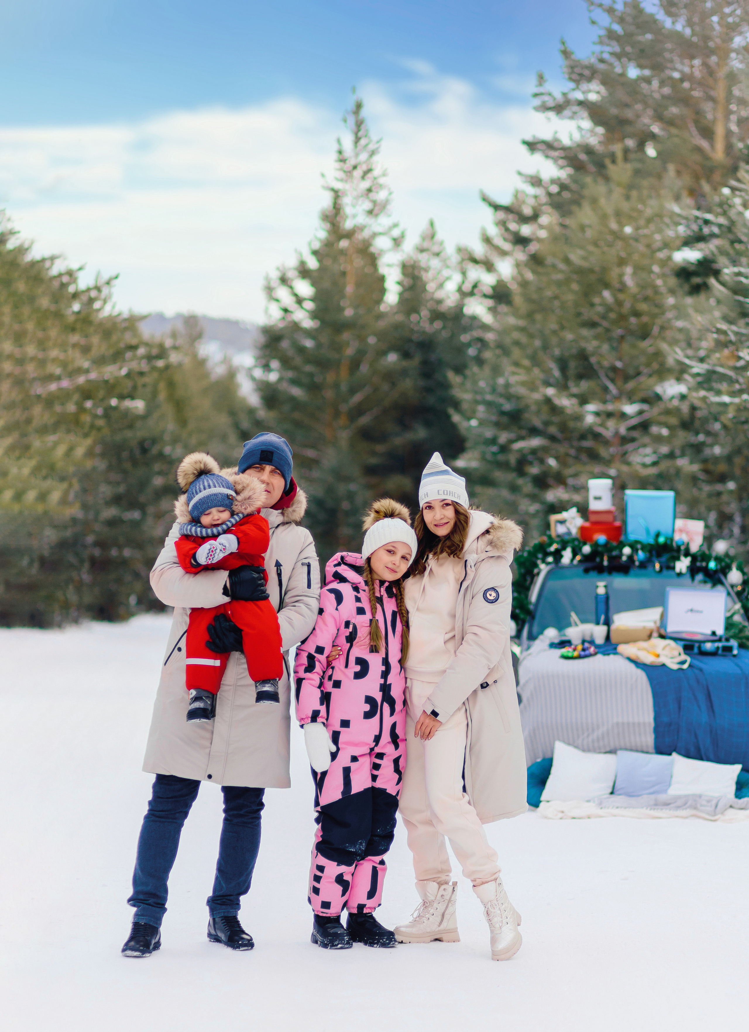 Олеся с семьей. Фотограф Бурятии София Андриянова