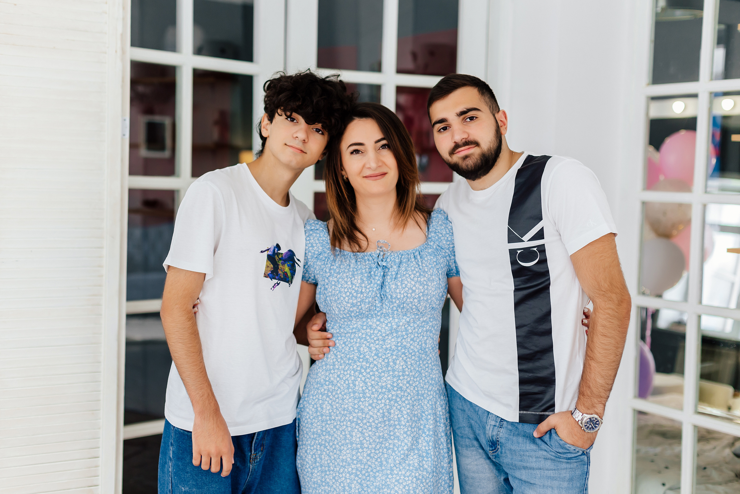 Лилия с сыновьями. Фотограф Бурятии София Андриянова