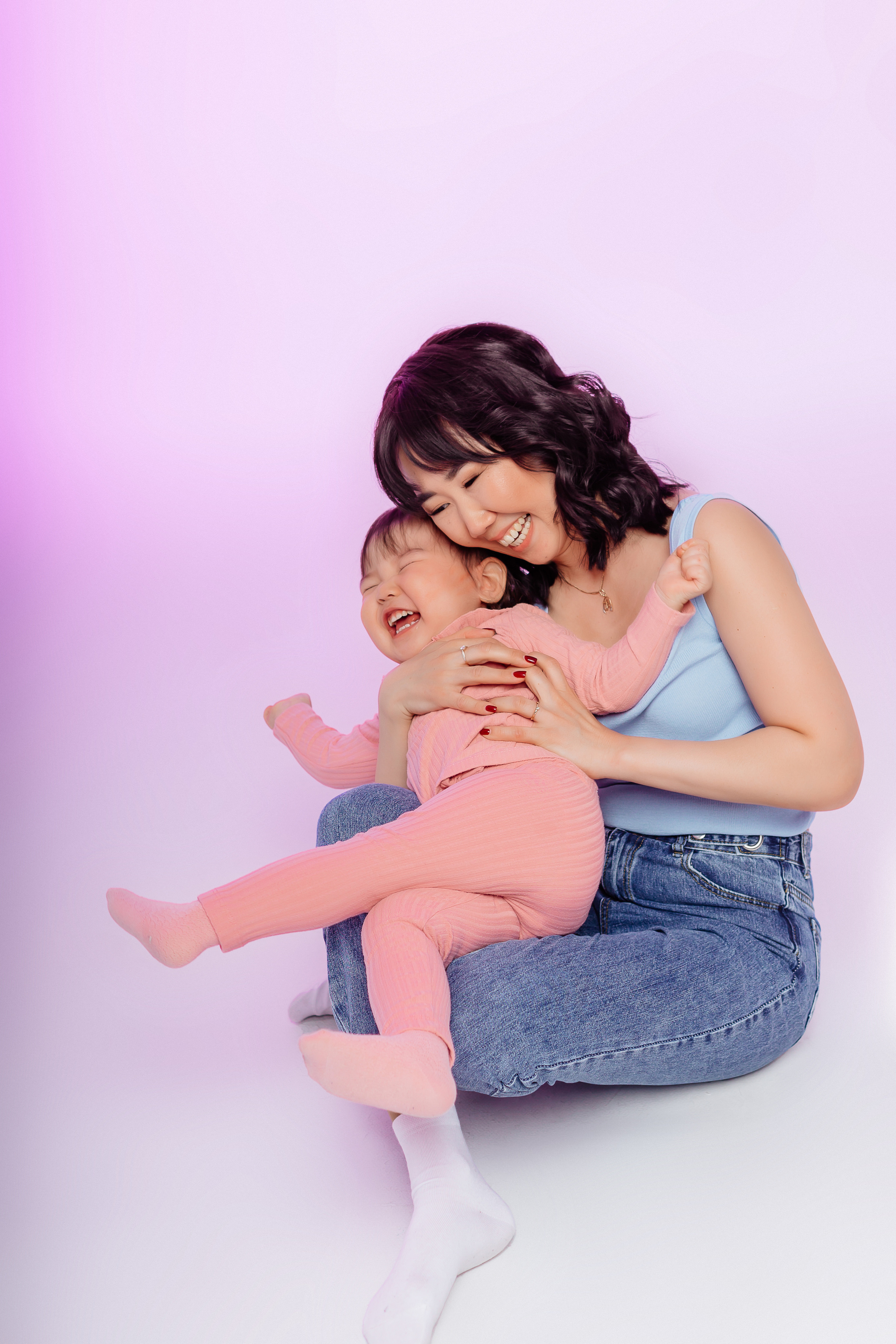 Оксана с дочкой. Фотограф Бурятии София Андриянова