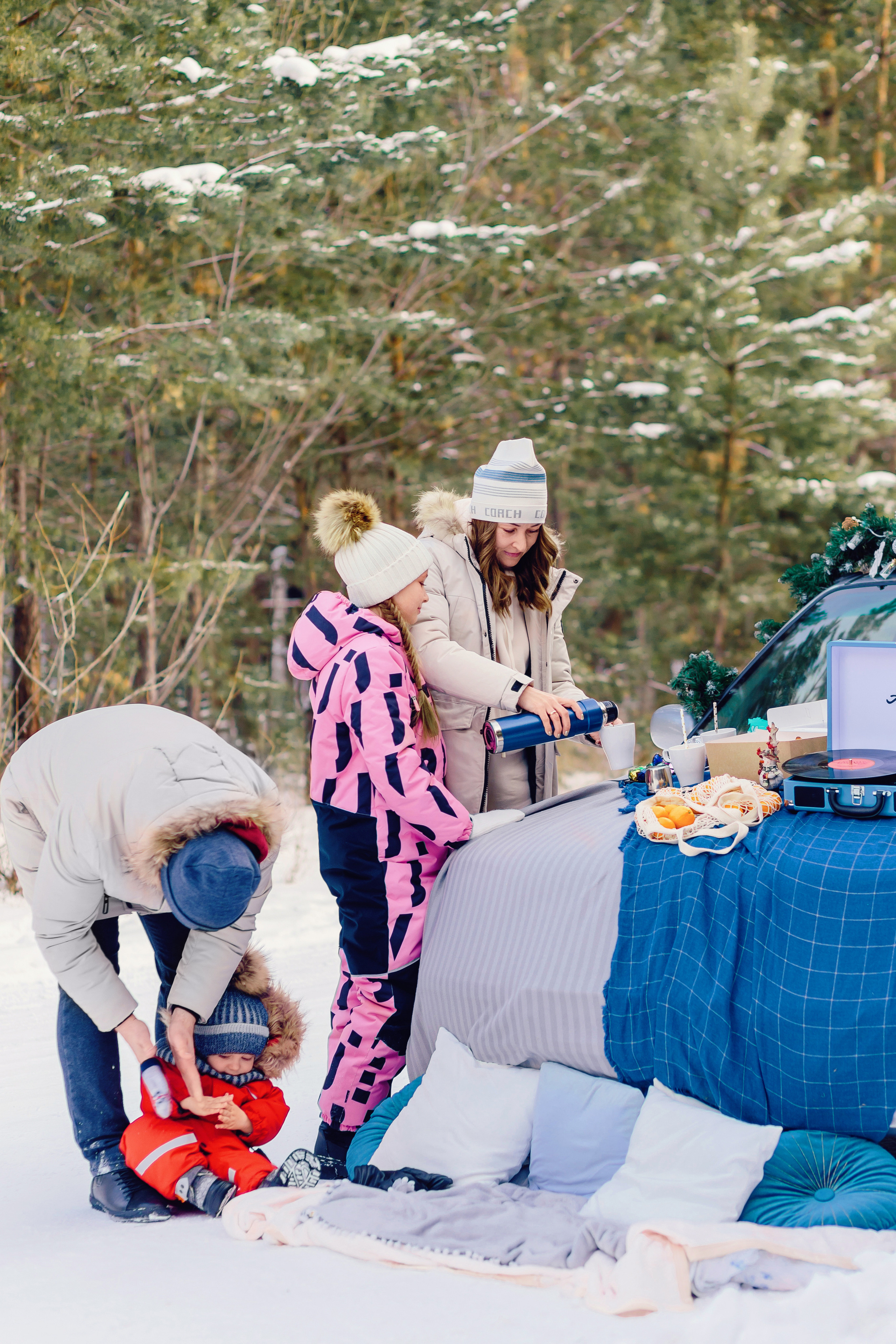 Олеся с семьей. Фотограф Бурятии София Андриянова
