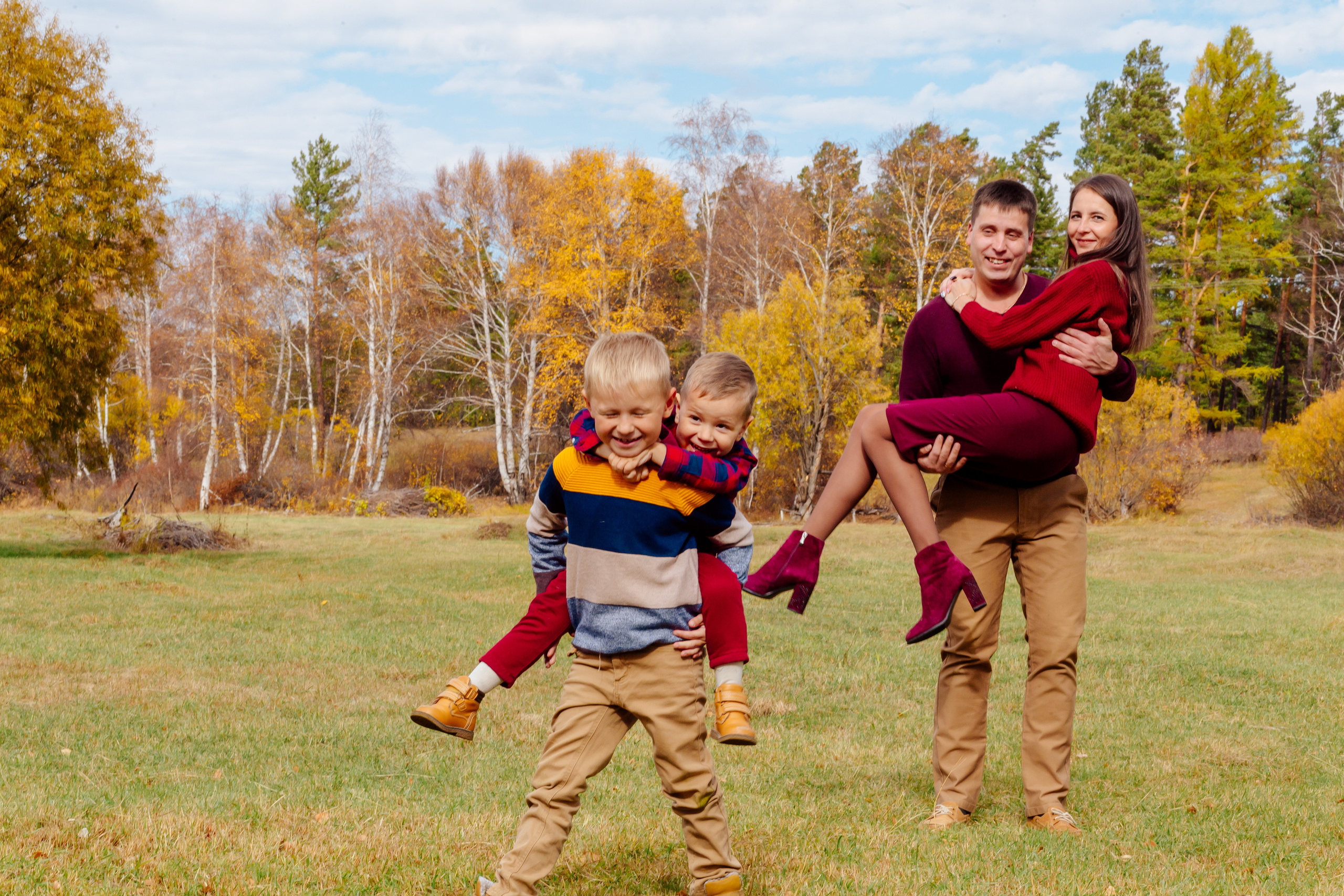 Семья Гунгер. Фотограф Бурятии София Андриянова