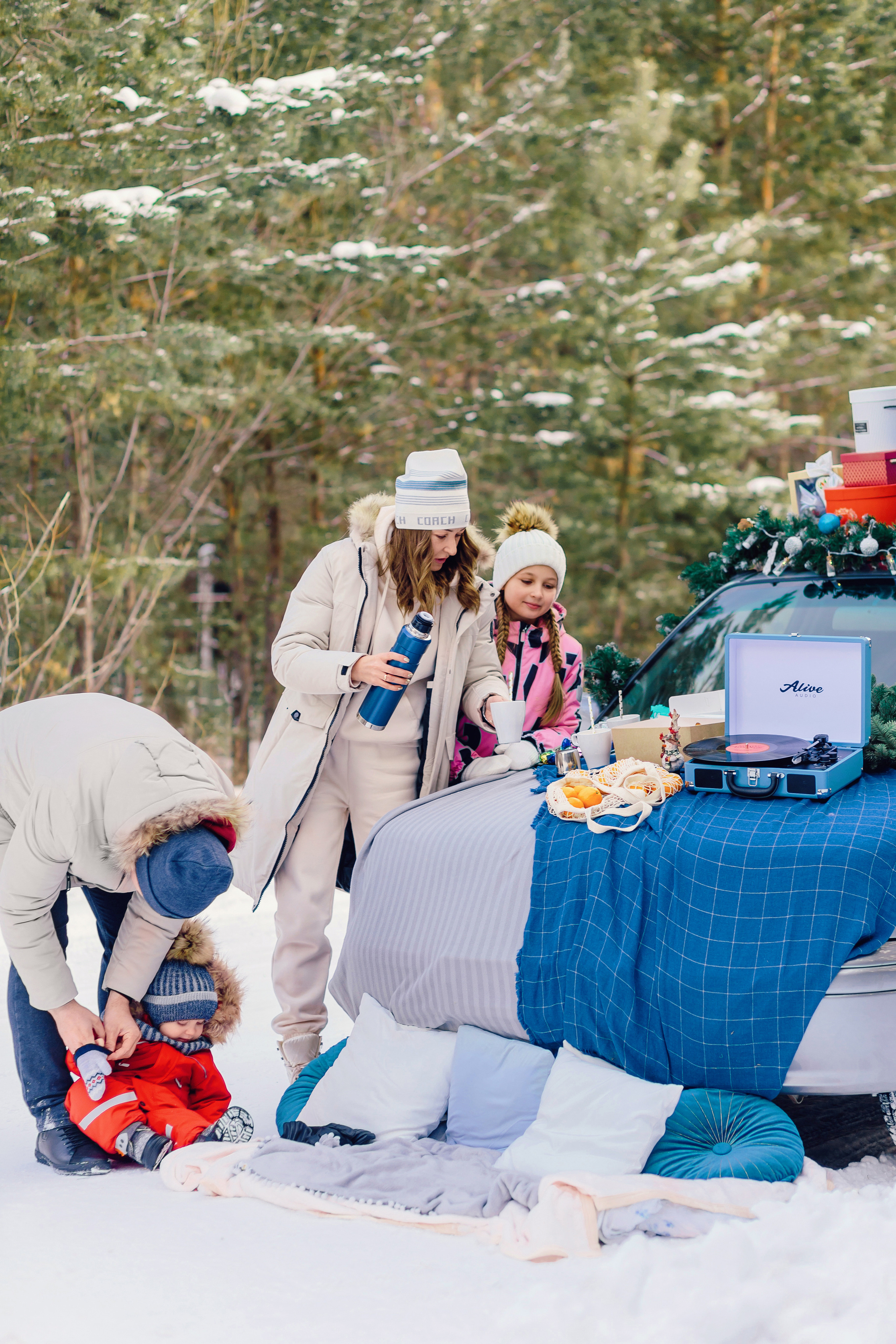 Олеся с семьей. Фотограф Бурятии София Андриянова