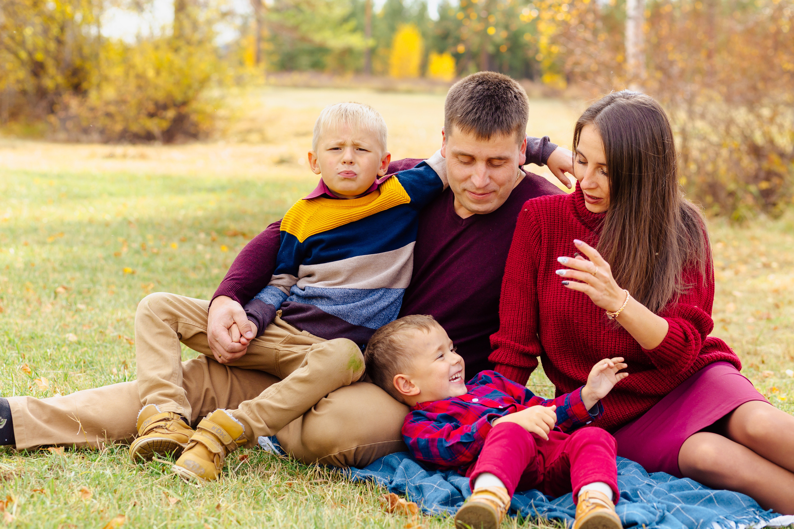 Семья Гунгер. Фотограф Бурятии София Андриянова