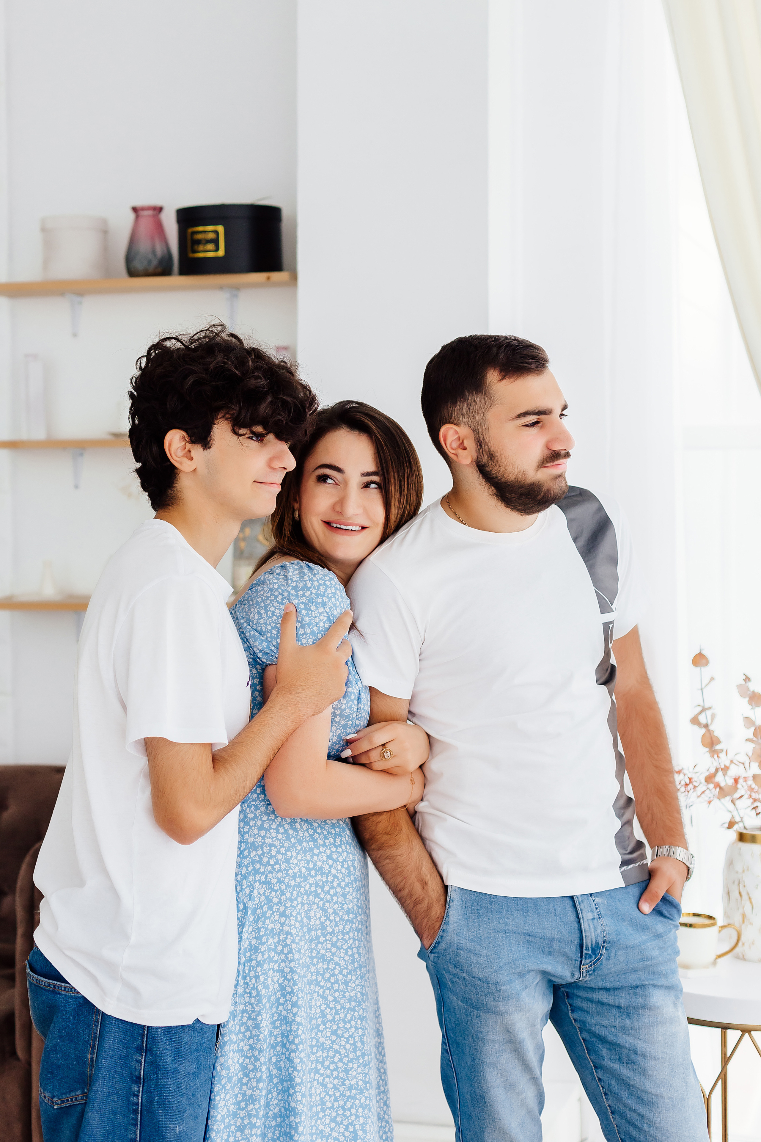 Лилия с сыновьями. Фотограф Бурятии София Андриянова