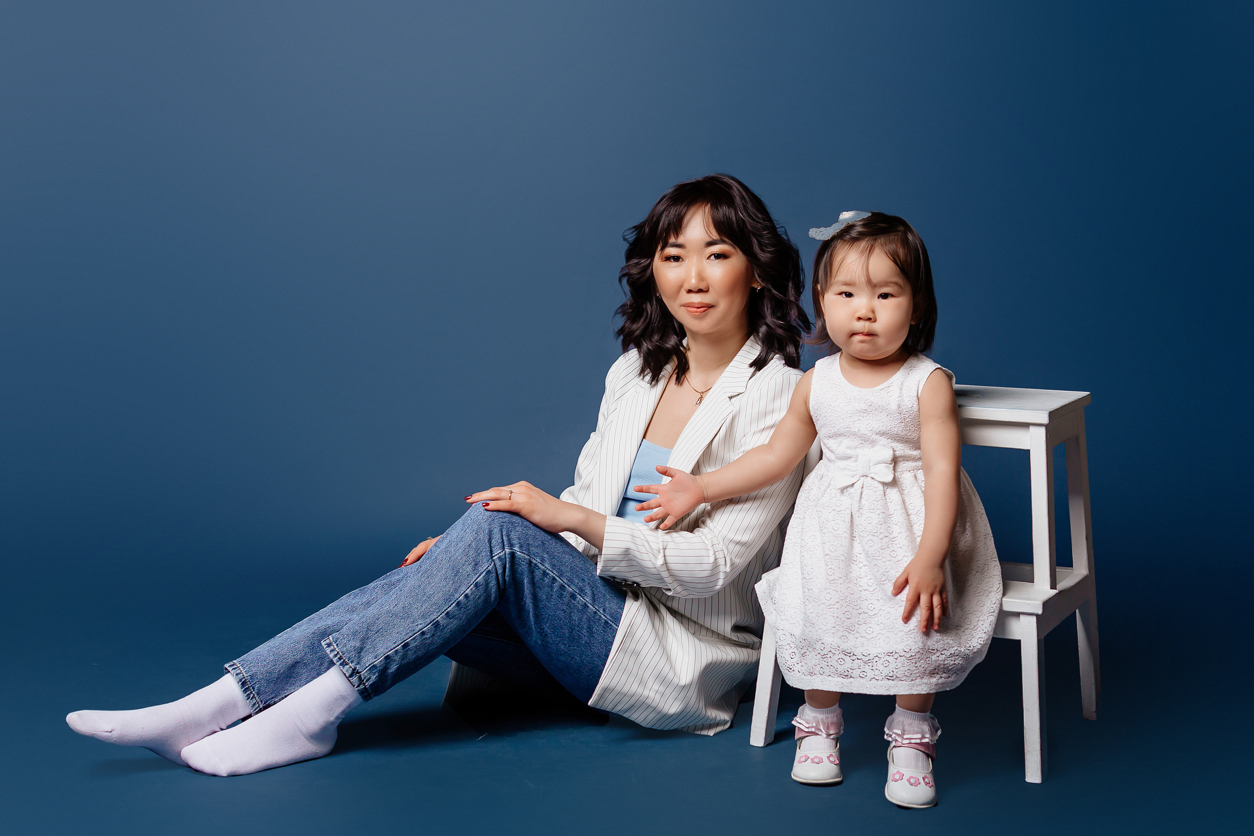 Оксана с дочкой. Фотограф Бурятии София Андриянова