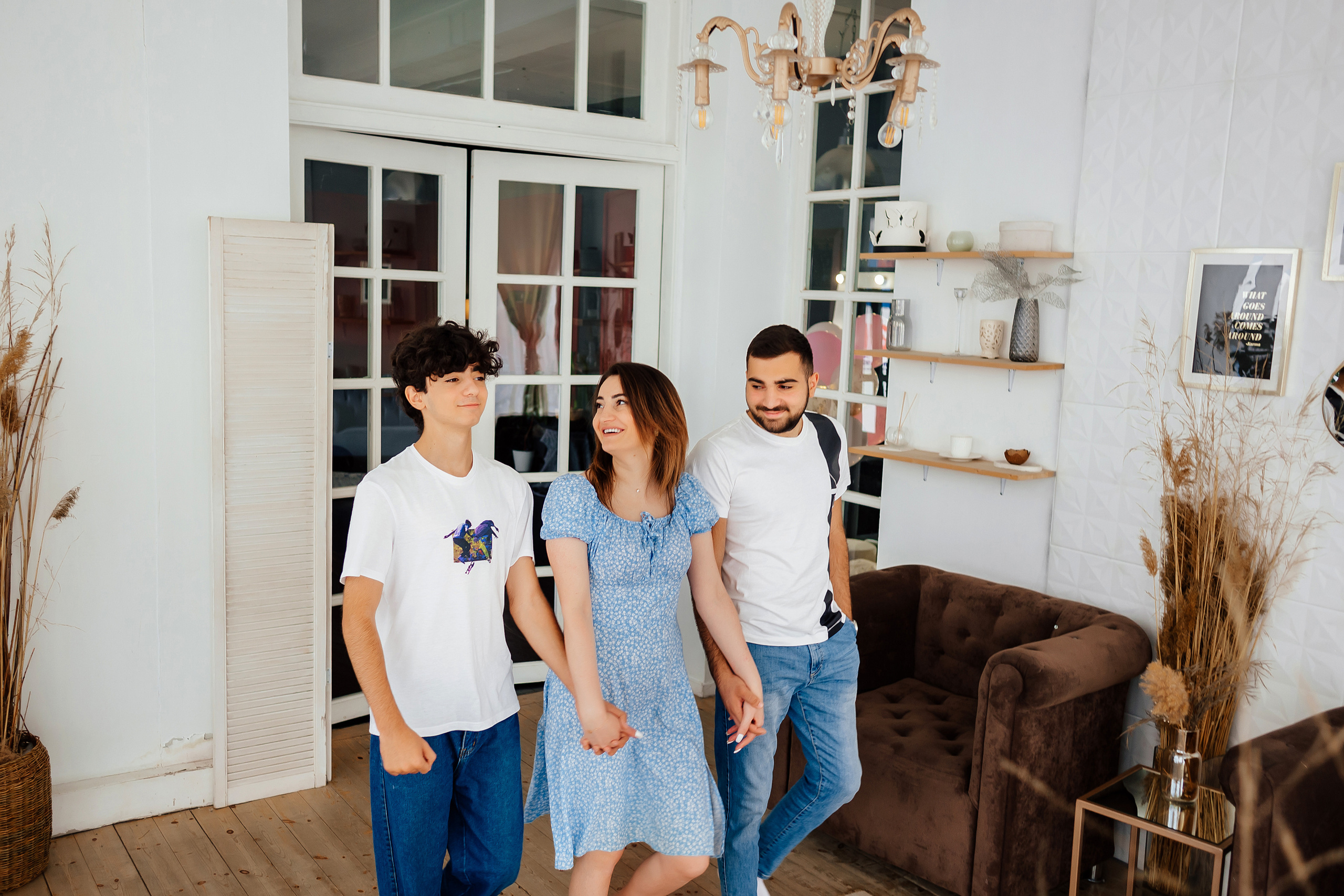 Лилия с сыновьями. Фотограф Бурятии София Андриянова