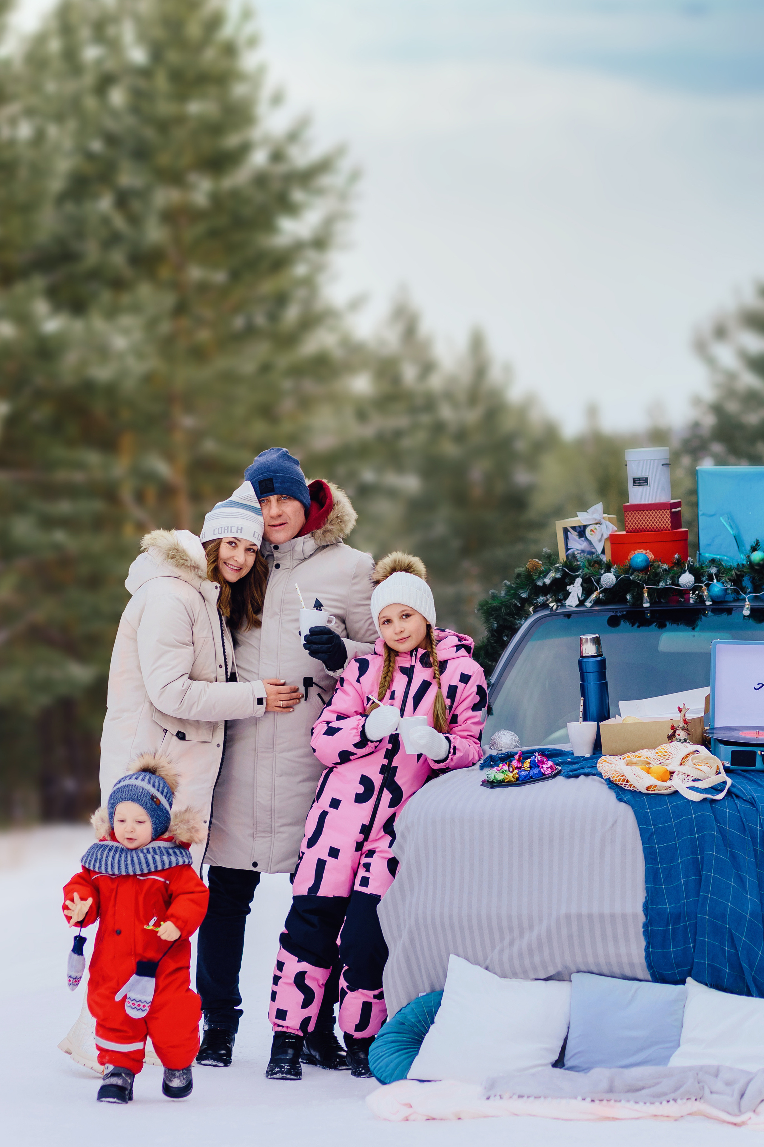 Олеся с семьей. Фотограф Бурятии София Андриянова