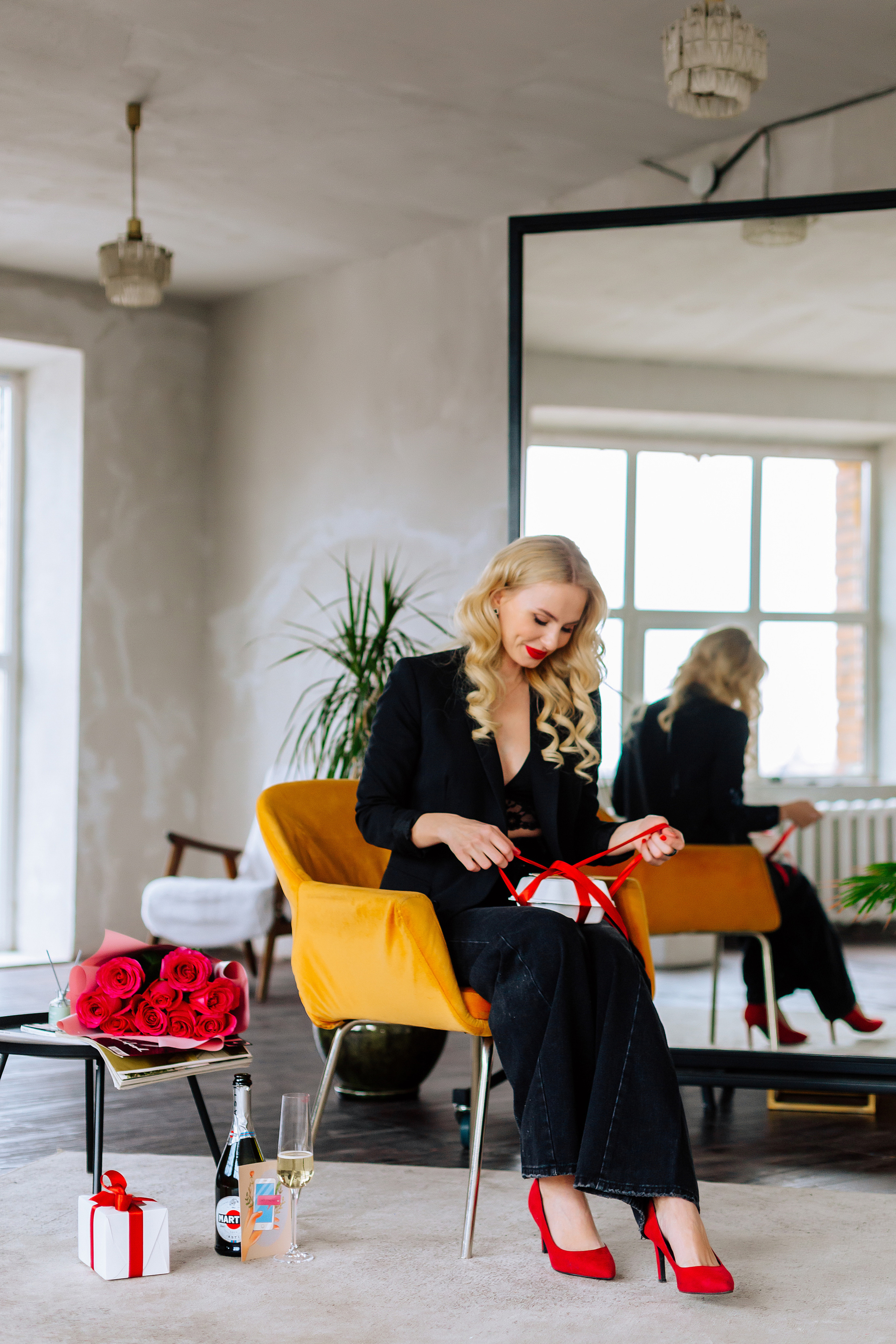 В студии с естественным светом. Фотограф Бурятии София Андриянова