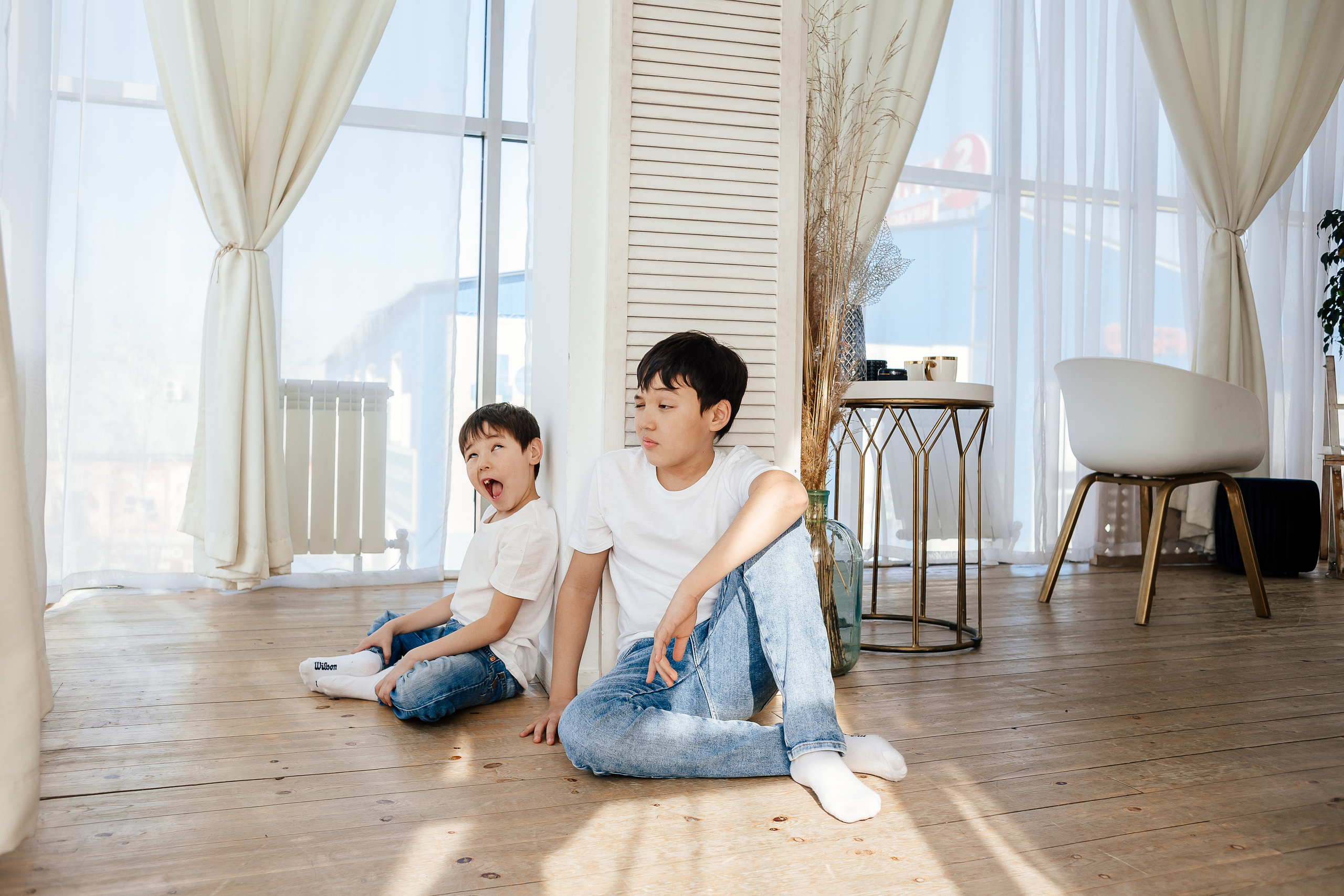 Ксения с сыновьями. Фотограф Бурятии София Андриянова