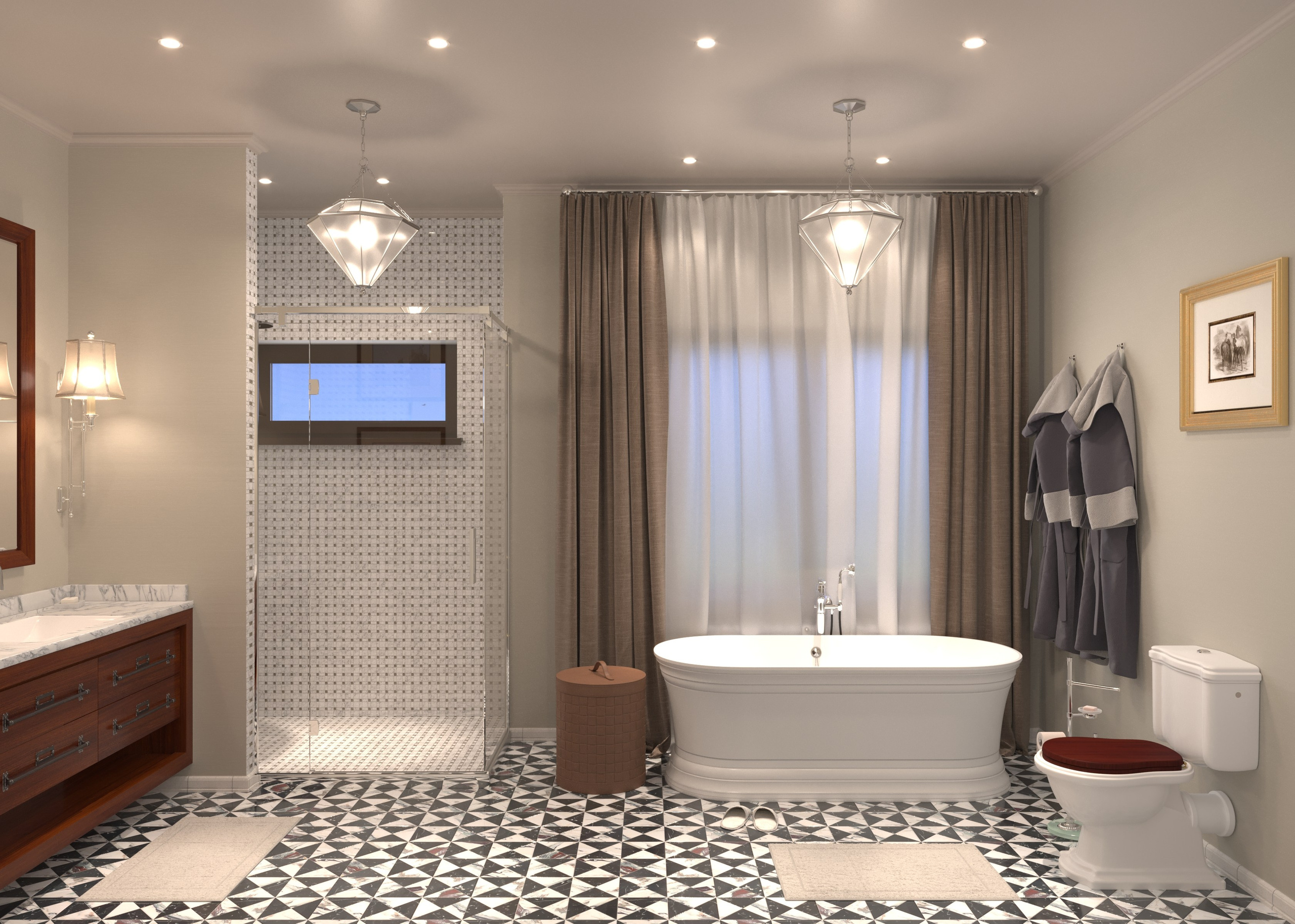 Бутик-отель/ Рублево-Успенское шоссе, МО. Визуализация и анимация в Москве — Андрей Епифанов