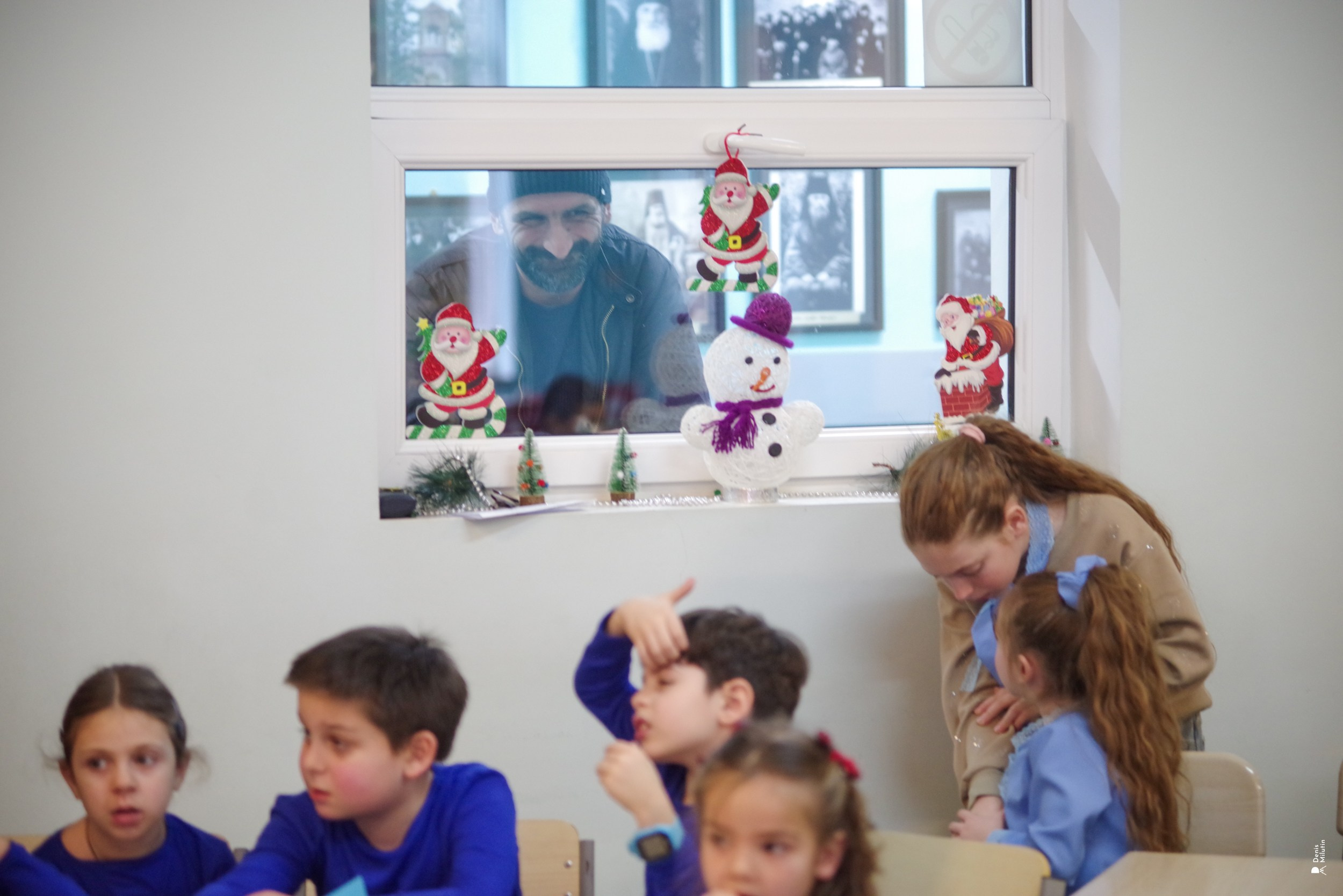 Викторина в школе. Портретный фотограф Денис Милютин