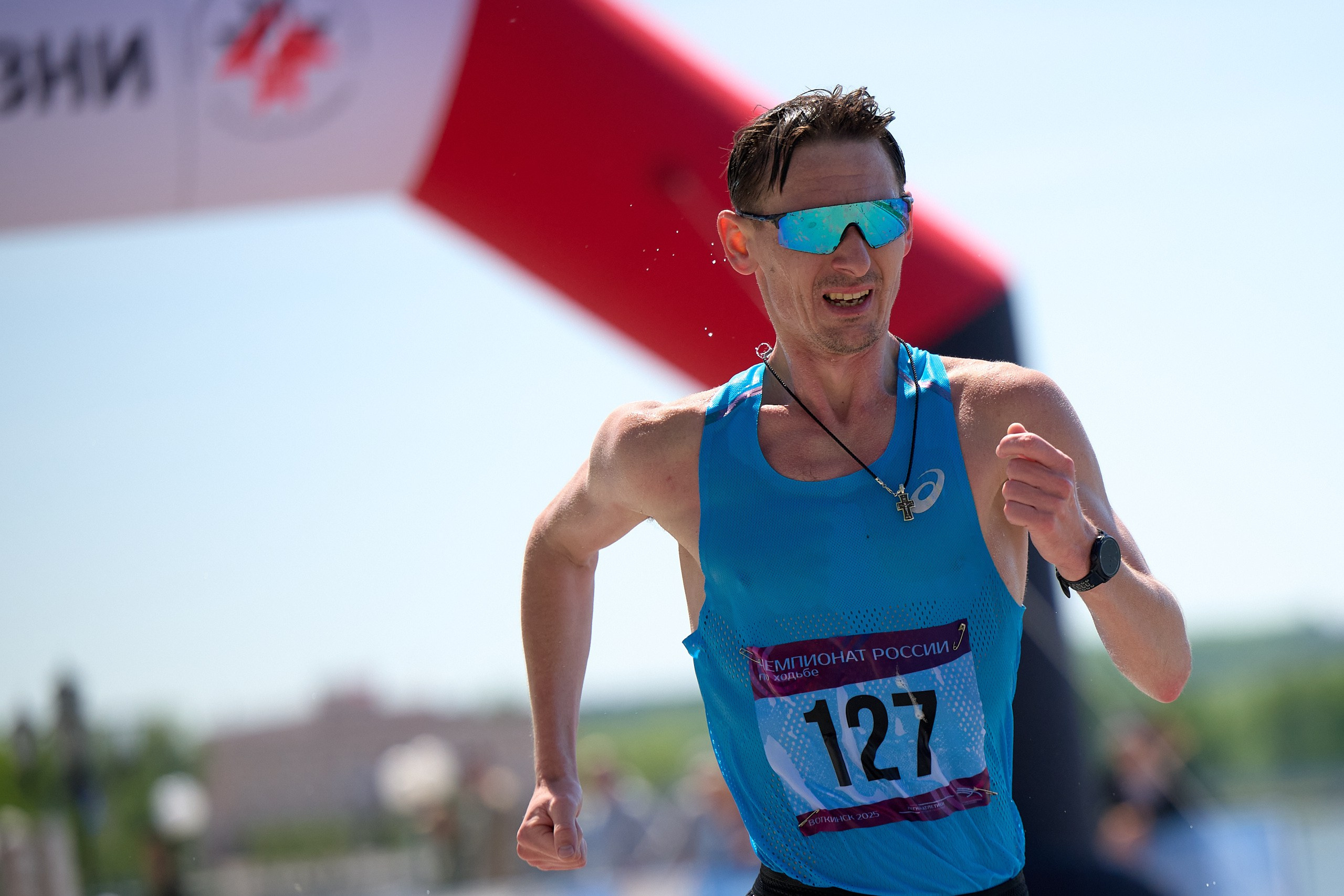 Чемпионат России по спортивной ходьбе 2025. Спортивный репортажный фотограф в Ижевске Сергей Мерзляков