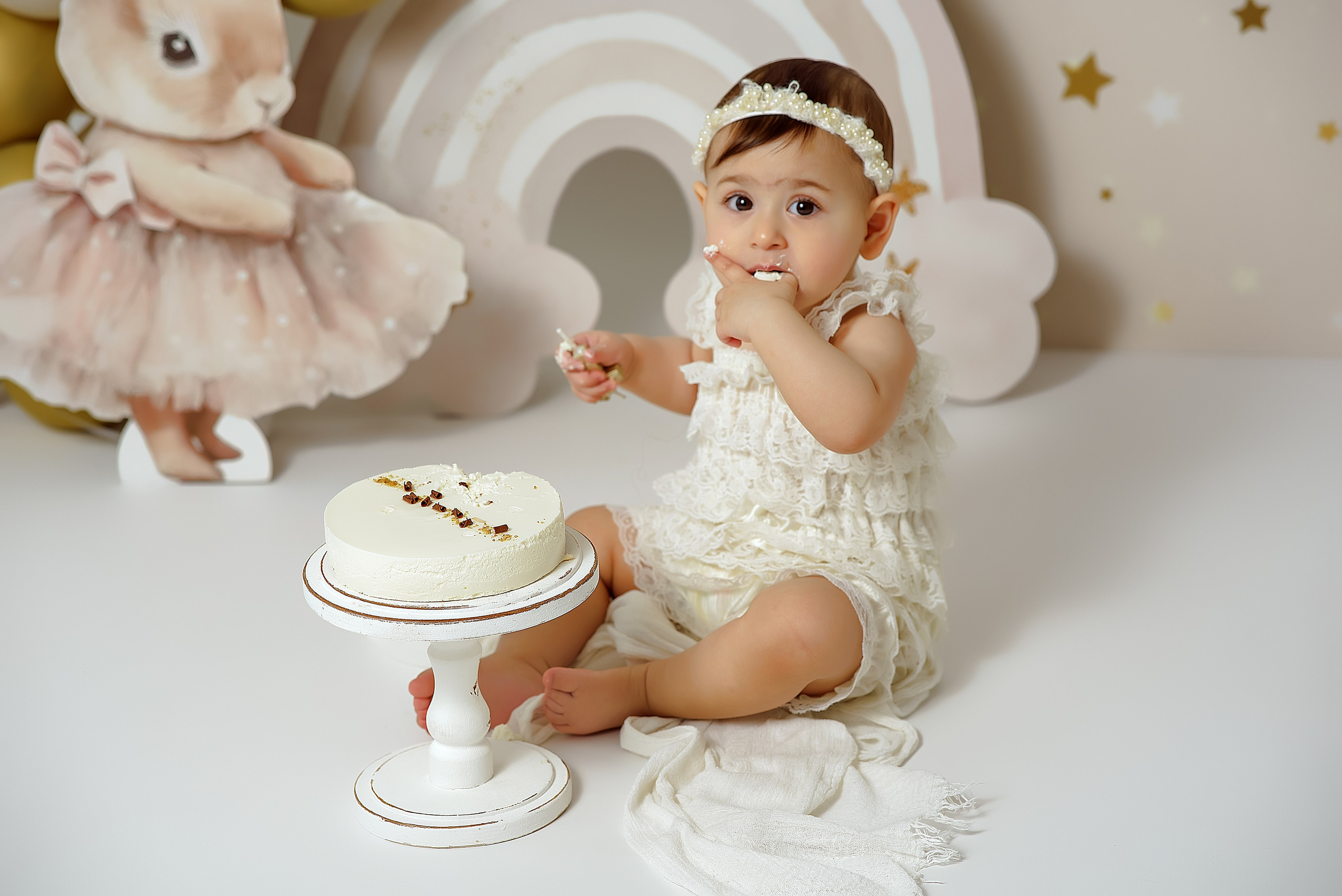 Крушение тортика. Фотограф беременности и новорожденных в Рязани