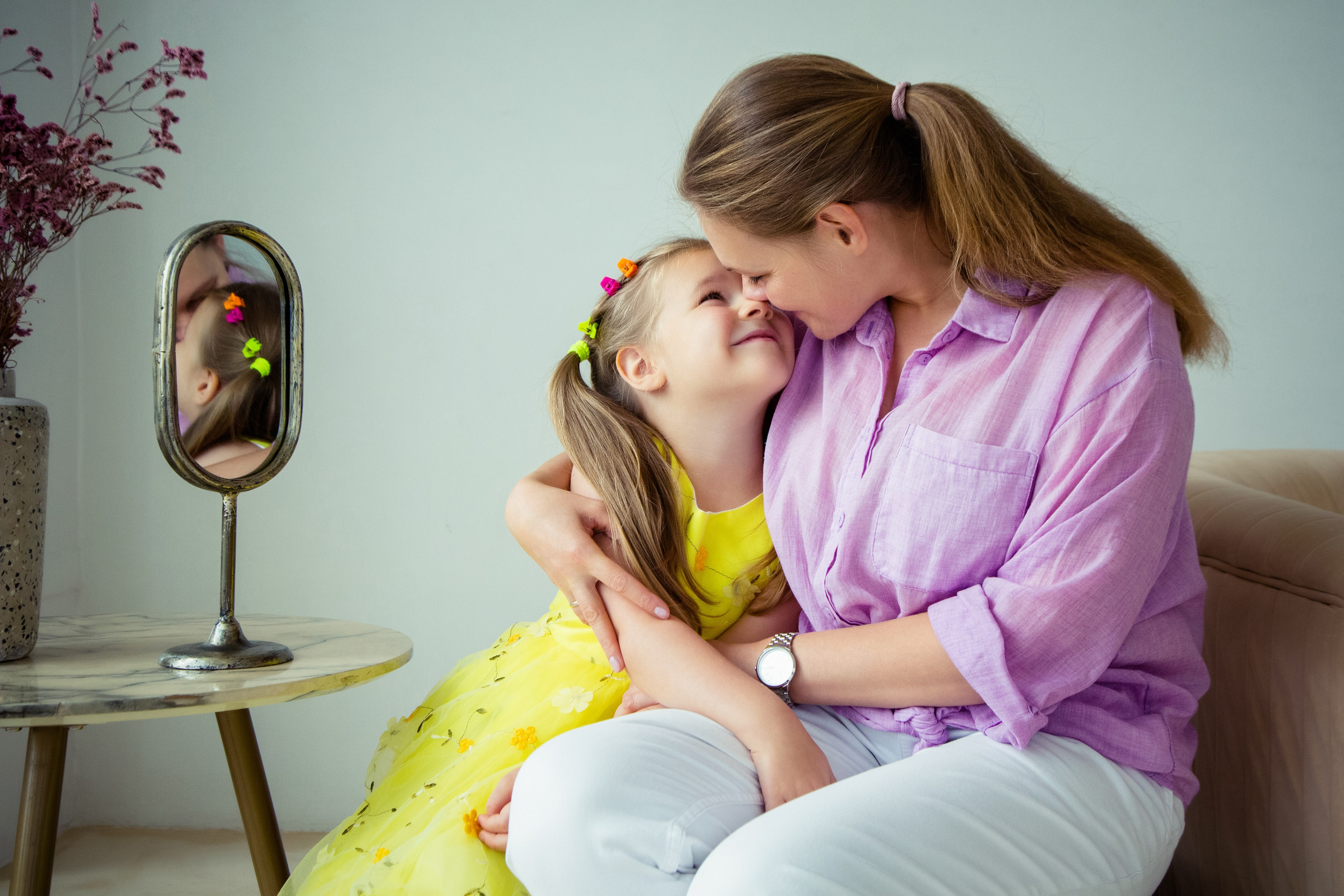 Семейная фотосессия в студии One take studio VANILLA. Свадебный и семейный фотограф в Москве и Подмосковье Лариса Козлова