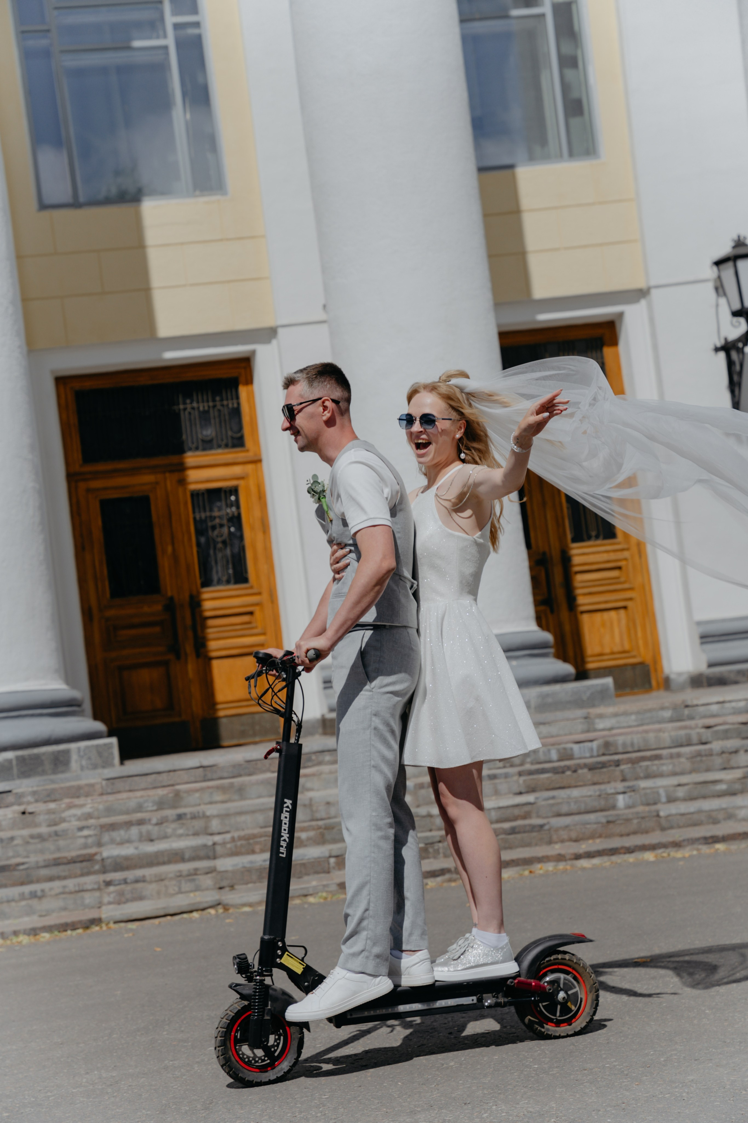 Марина и Владимир. Самокатное настроение