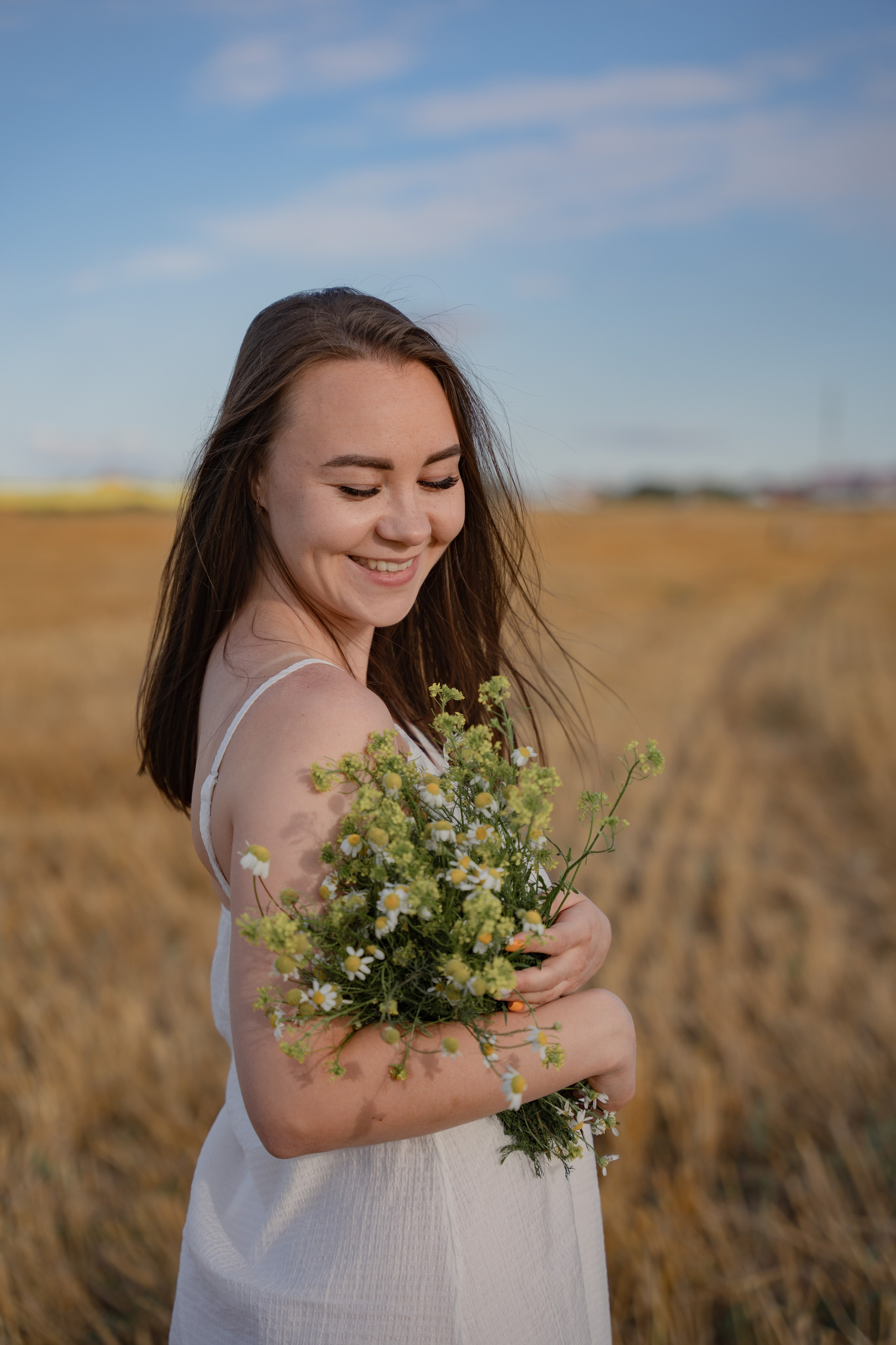 Ольга в поле