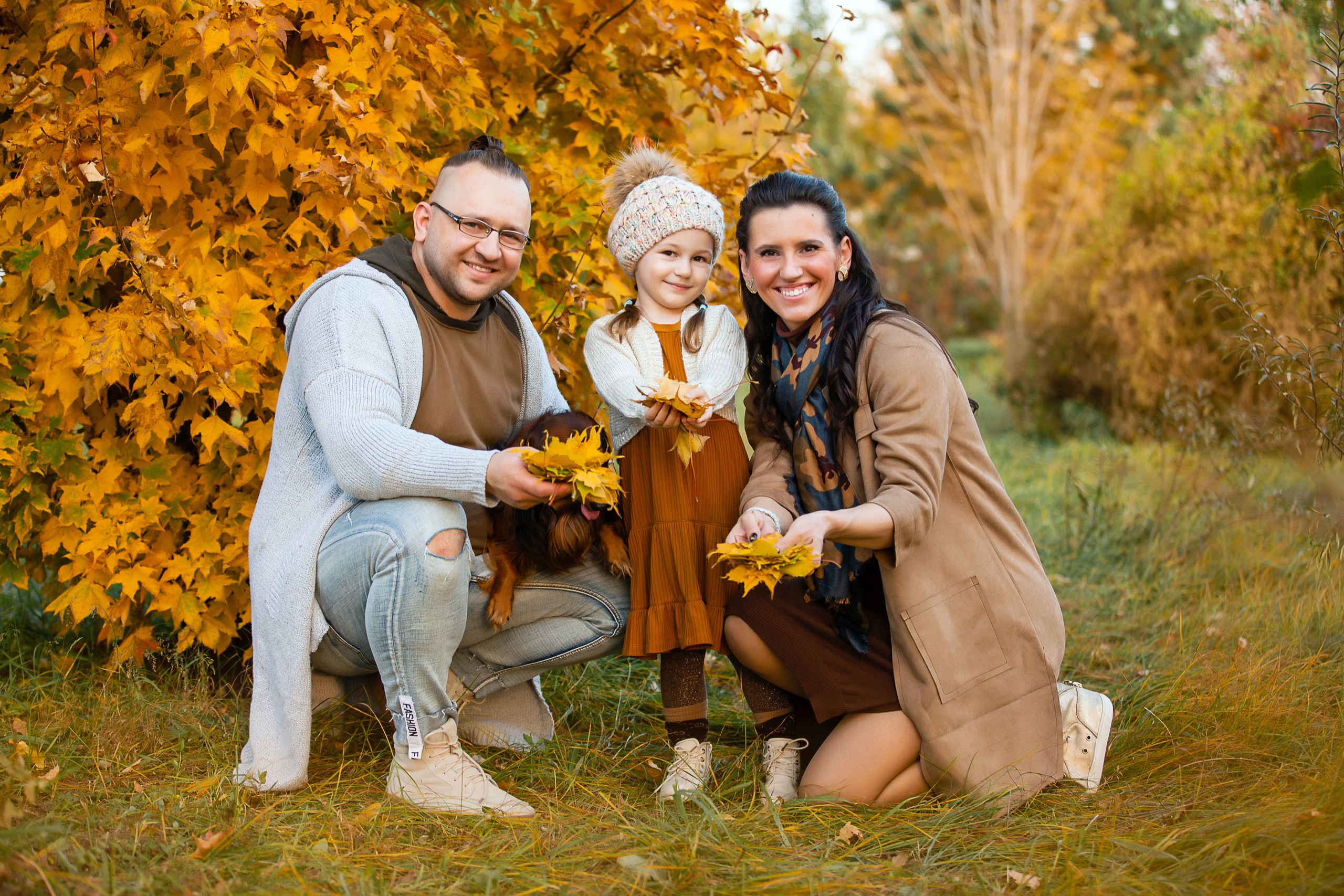 Осенняя семейная фотосессия. Семейный, детский, школьный фотограф в Благовещенске Яна Белоусова