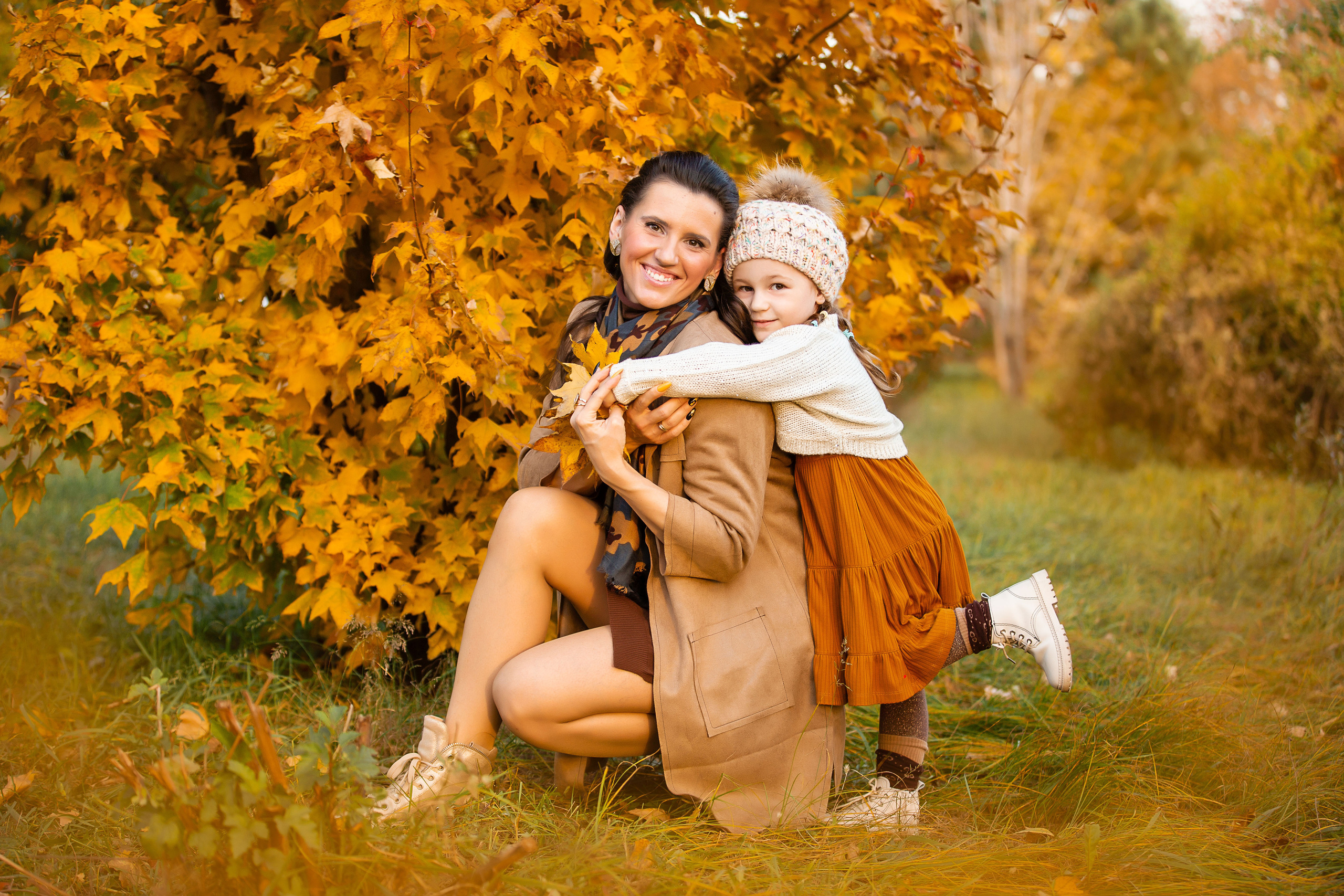 Осенняя семейная фотосессия. Семейный, детский, школьный фотограф в Благовещенске Яна Белоусова