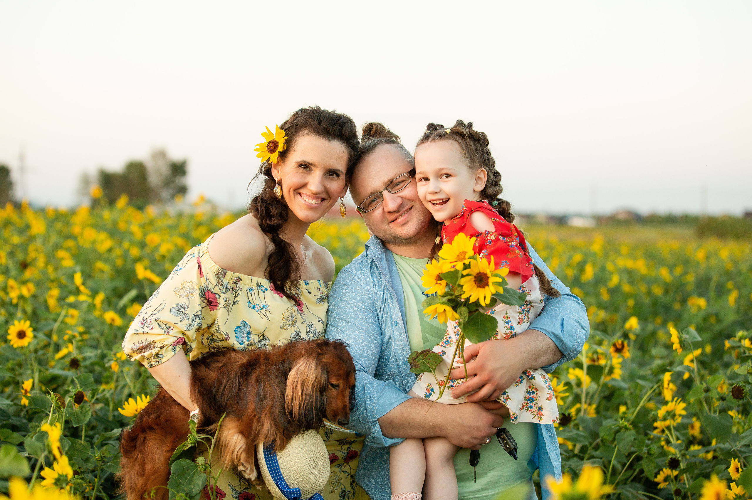 Летняя семейная фотосессия. Семейный, детский, школьный фотограф в Благовещенске Яна Белоусова