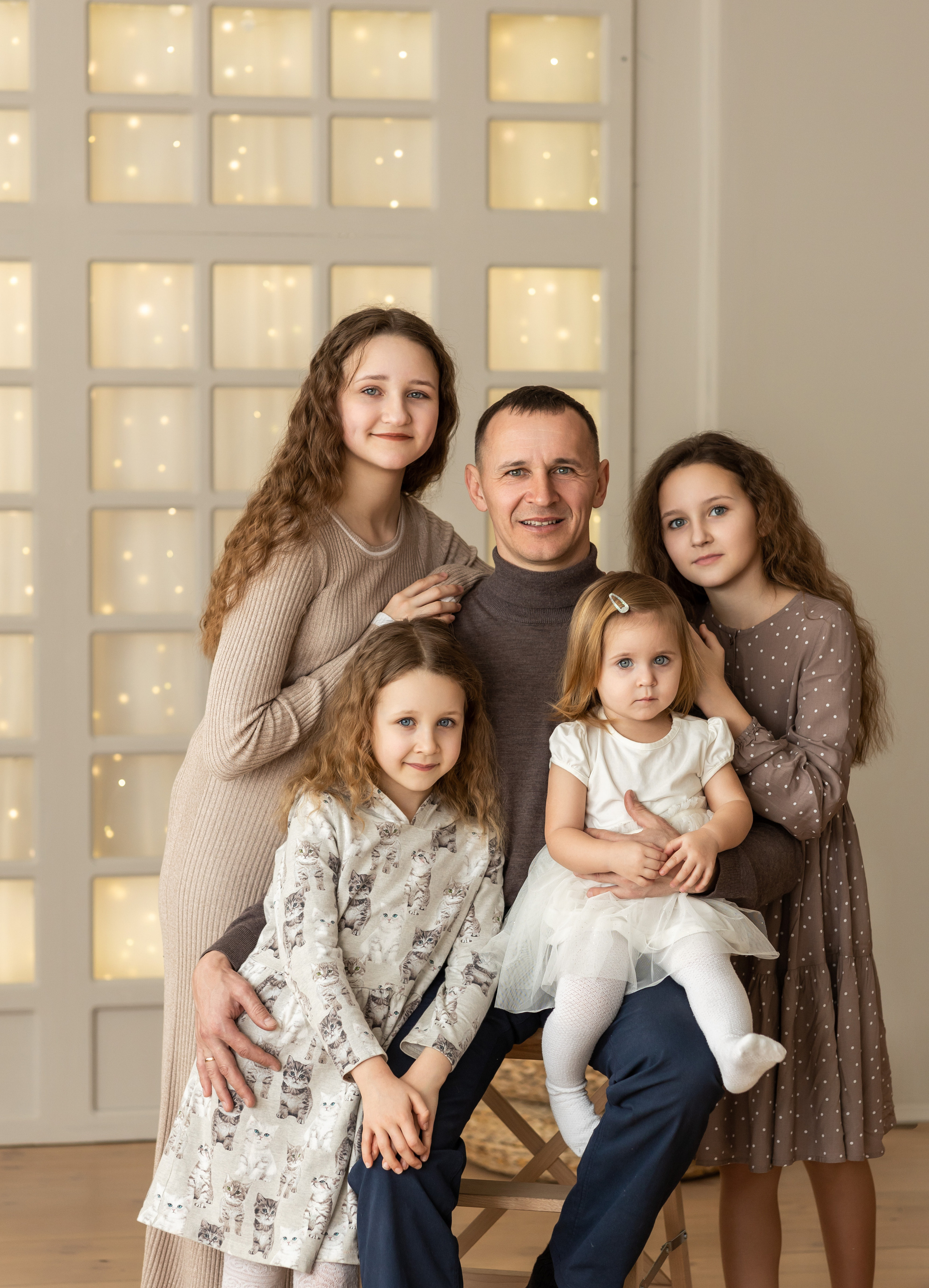 Семейная фотосессия в студии. Семейный, детский, школьный фотограф в Благовещенске Яна Белоусова