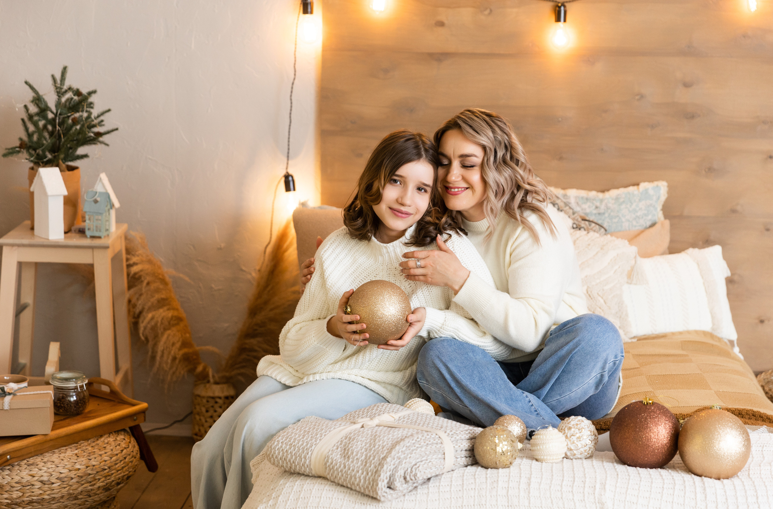 Новогодняя семейная фотосессия. Семейный, детский, школьный фотограф в Благовещенске Яна Белоусова