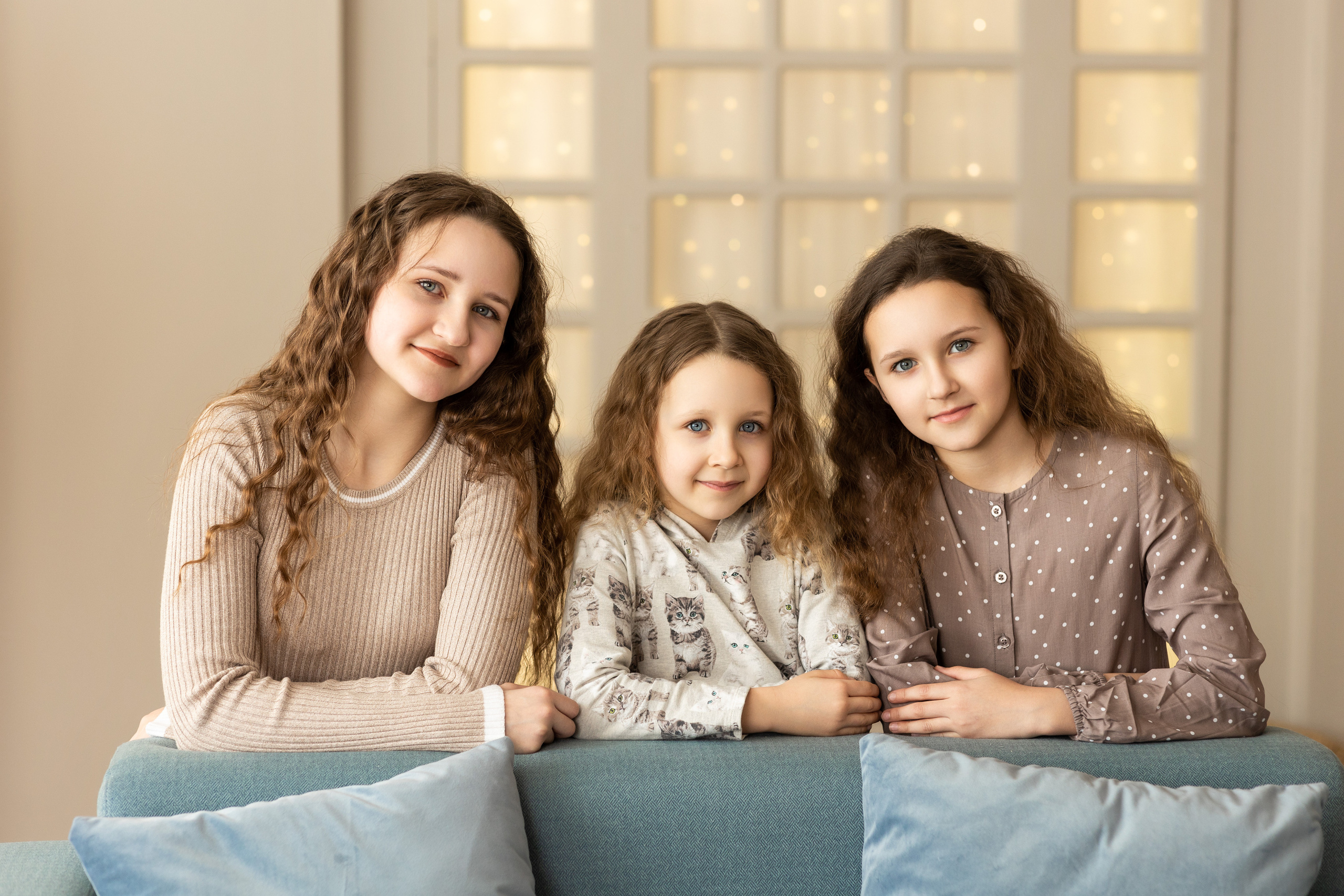 Семейная фотосессия в студии. Семейный, детский, школьный фотограф в Благовещенске Яна Белоусова