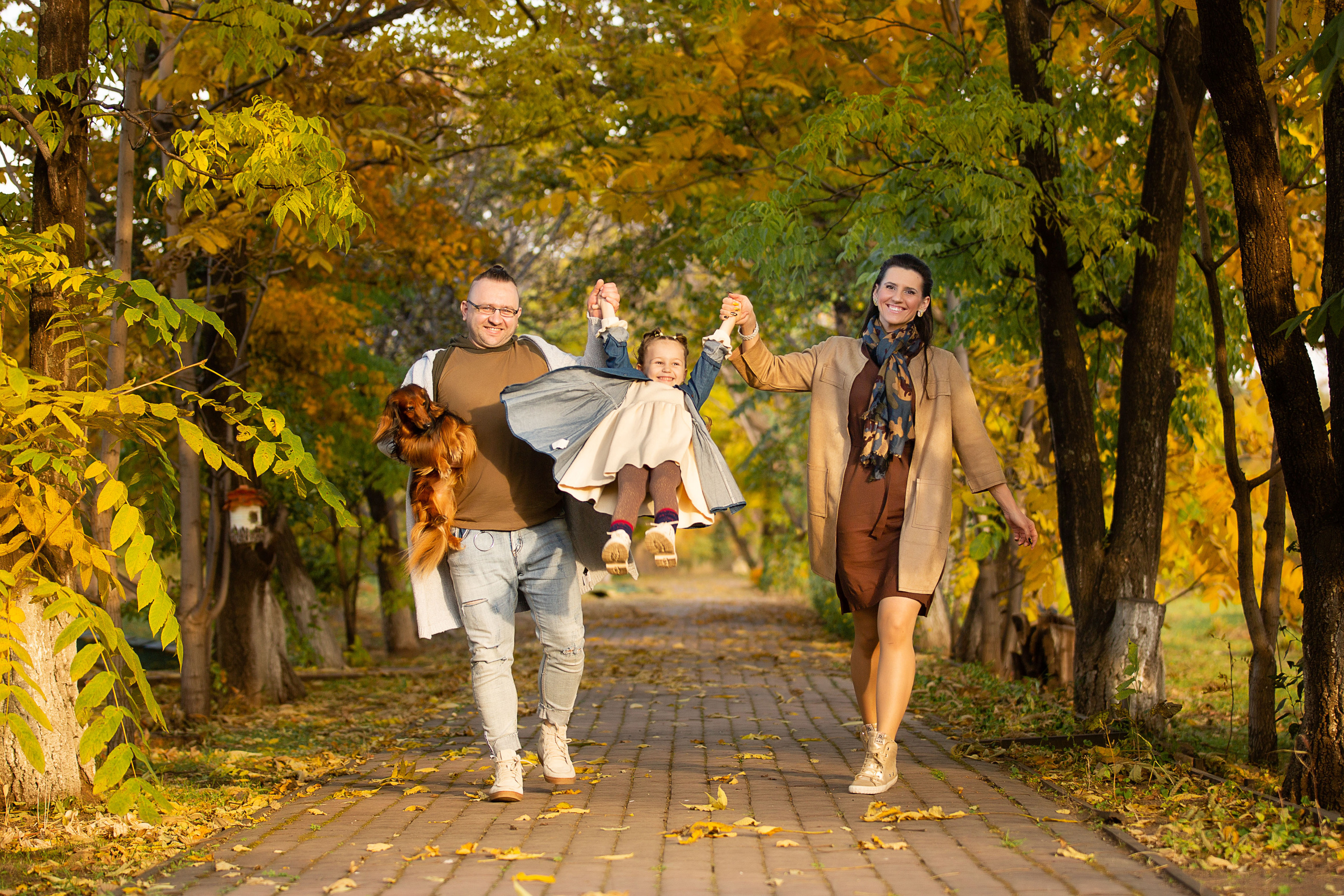 Осенняя семейная фотосессия. Семейный, детский, школьный фотограф в Благовещенске Яна Белоусова