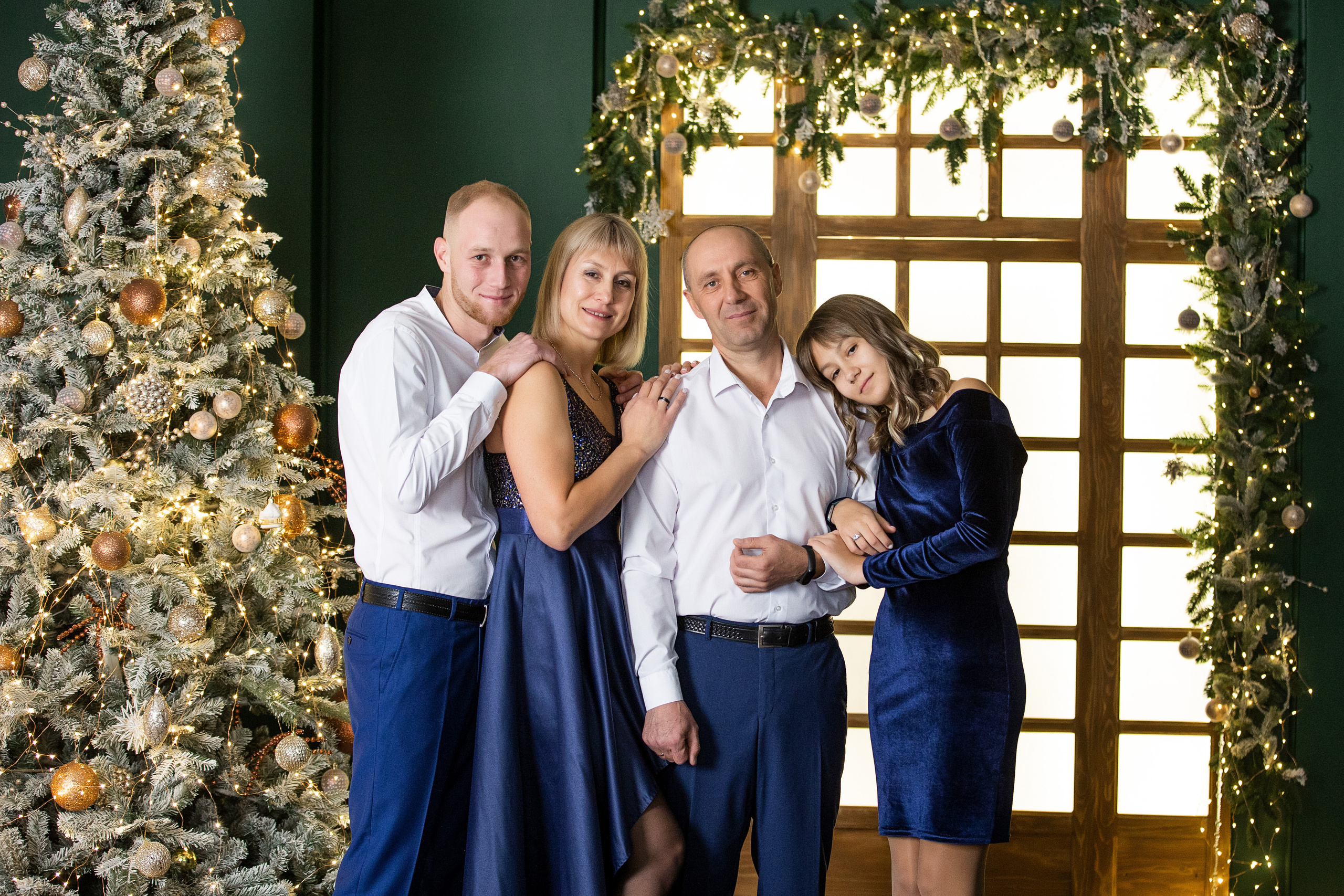 Новогодняя семейная фотосессия. Семейный, детский, школьный фотограф в Благовещенске Яна Белоусова