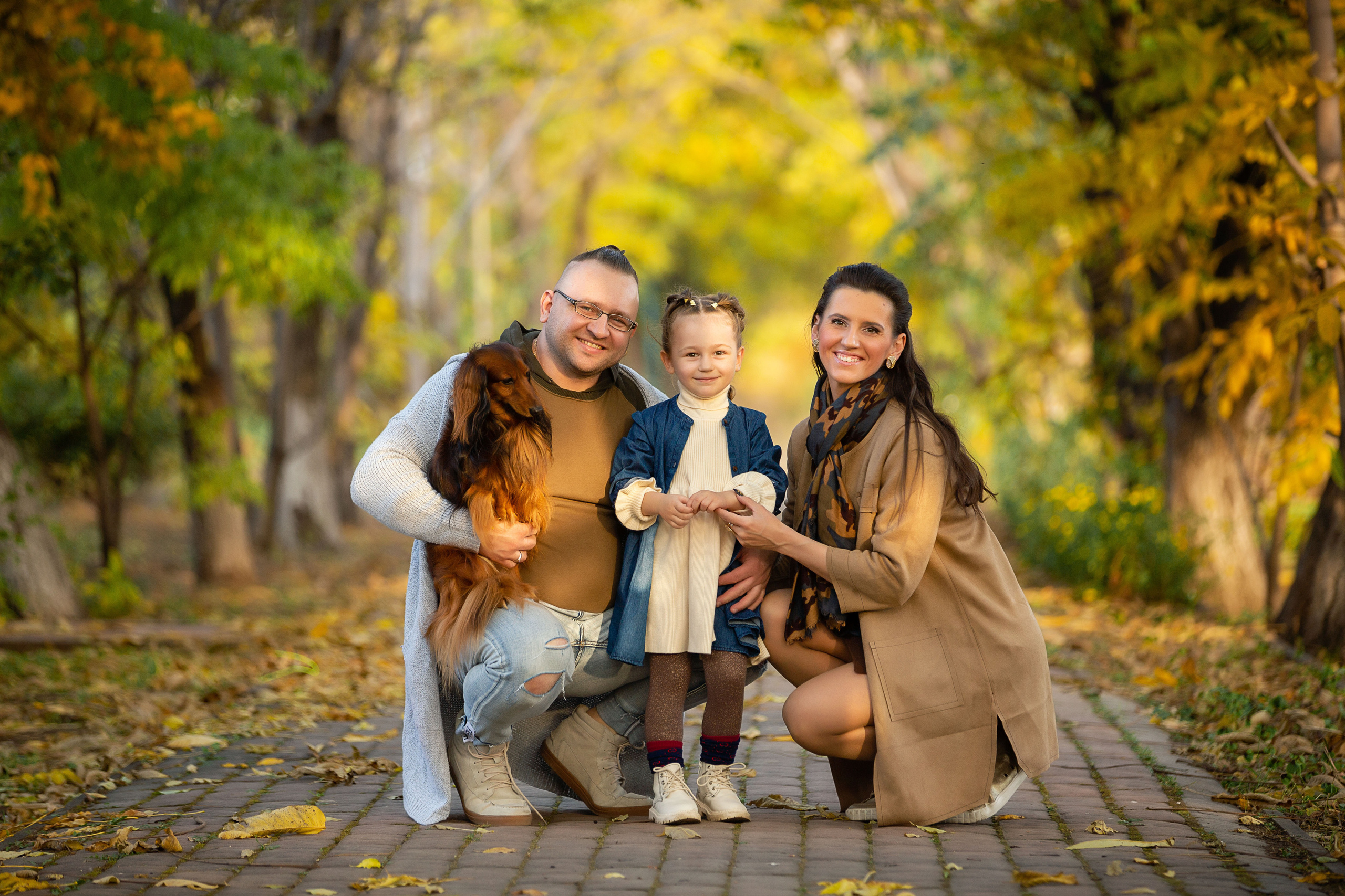 Осенняя семейная фотосессия. Семейный, детский, школьный фотограф в Благовещенске Яна Белоусова