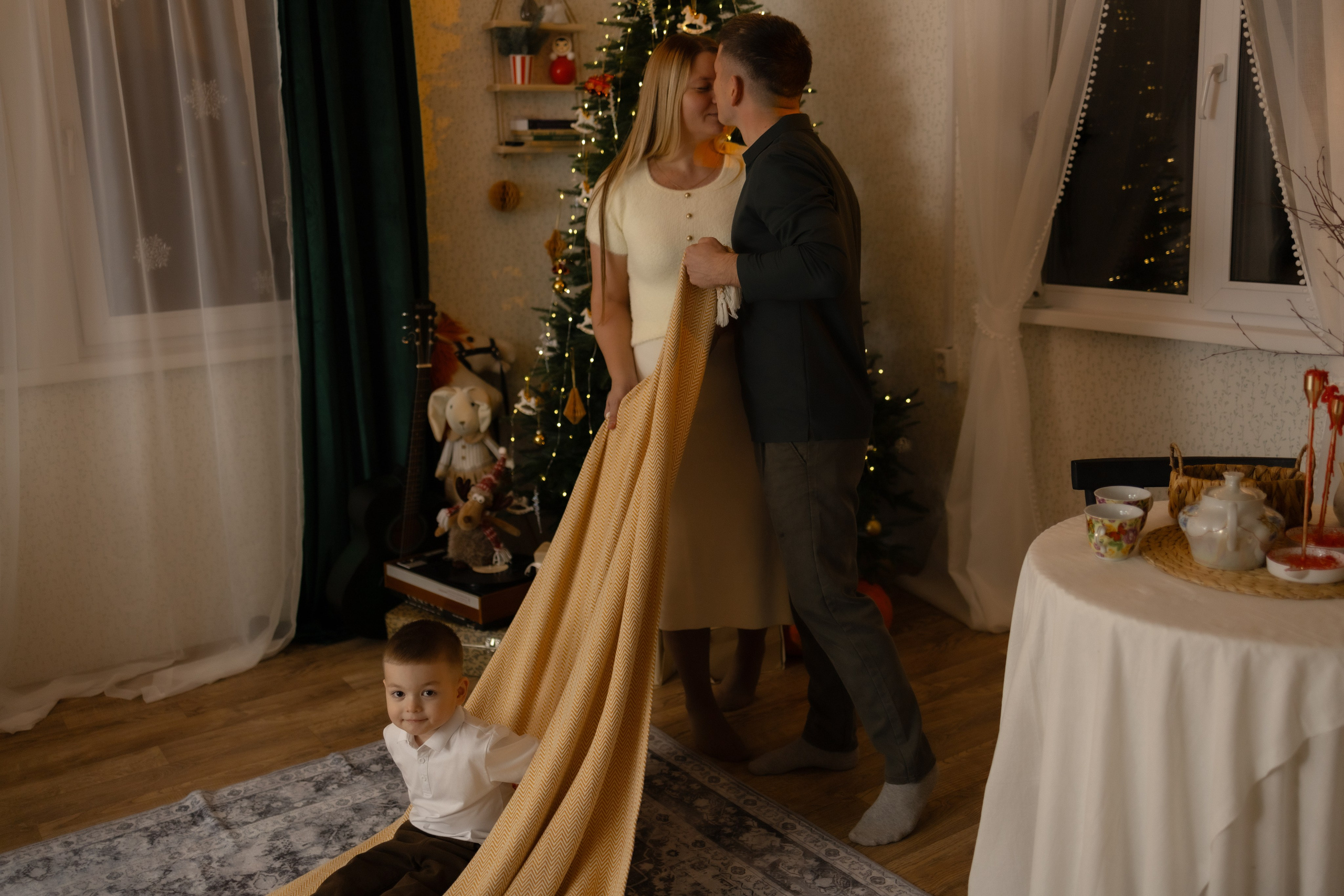 Семейная новогодняя. Фотограф Татьяна Семенова