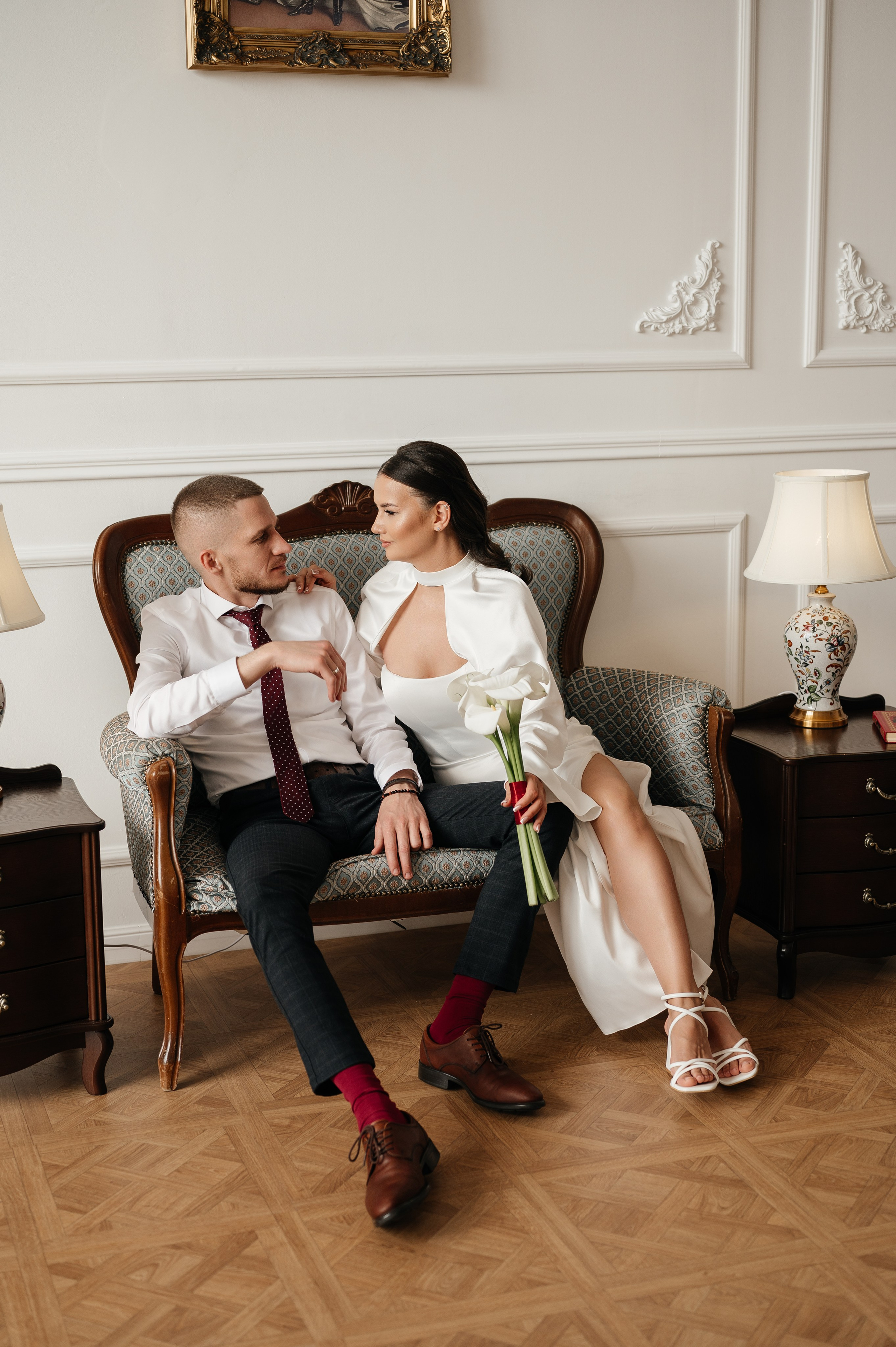 Свадебная фотосессия в студии. Свадебный и семейный фотограф в Краснодаре Алина Мельник