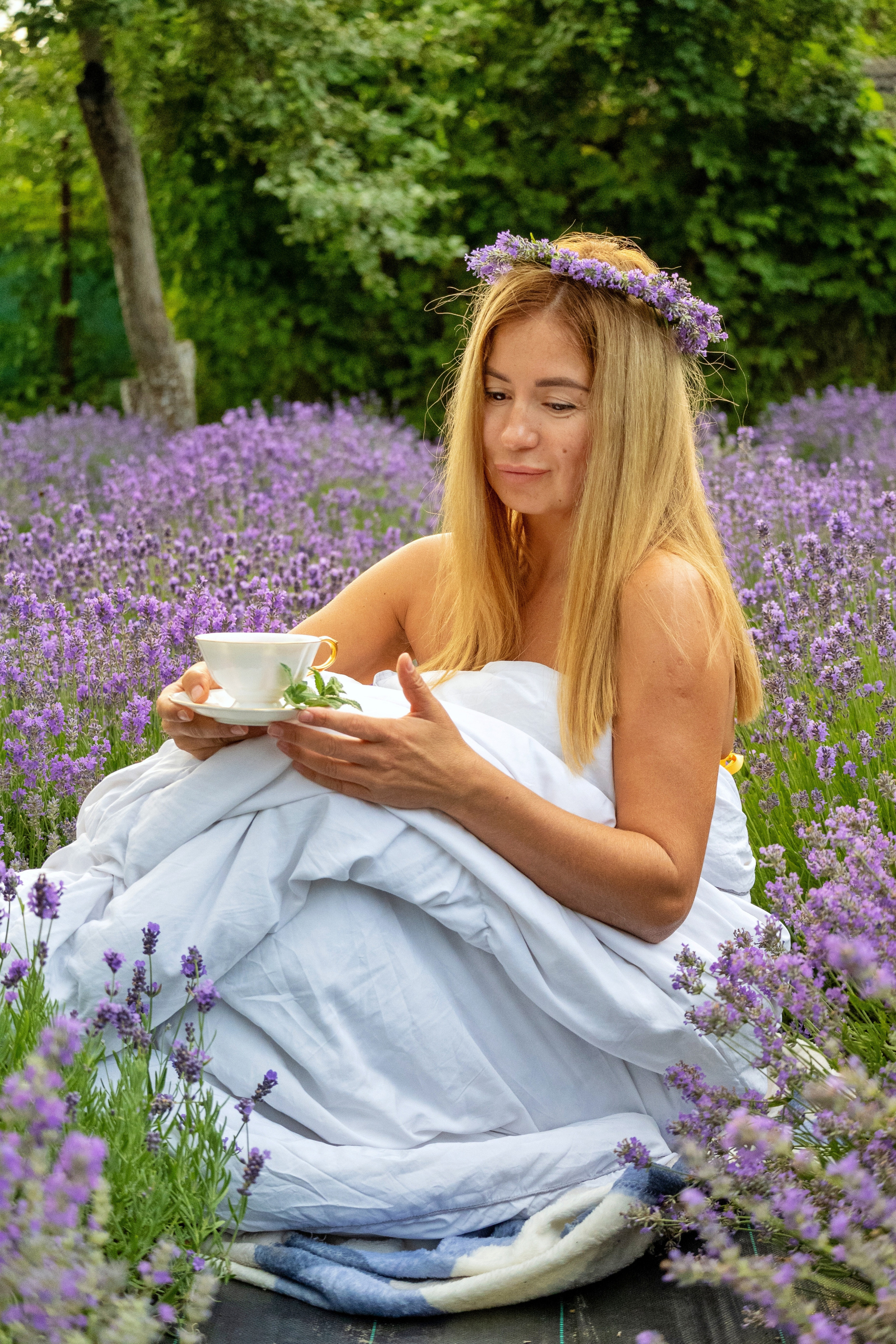 Лаванда. Мама и дочки. Akilova.love.photo