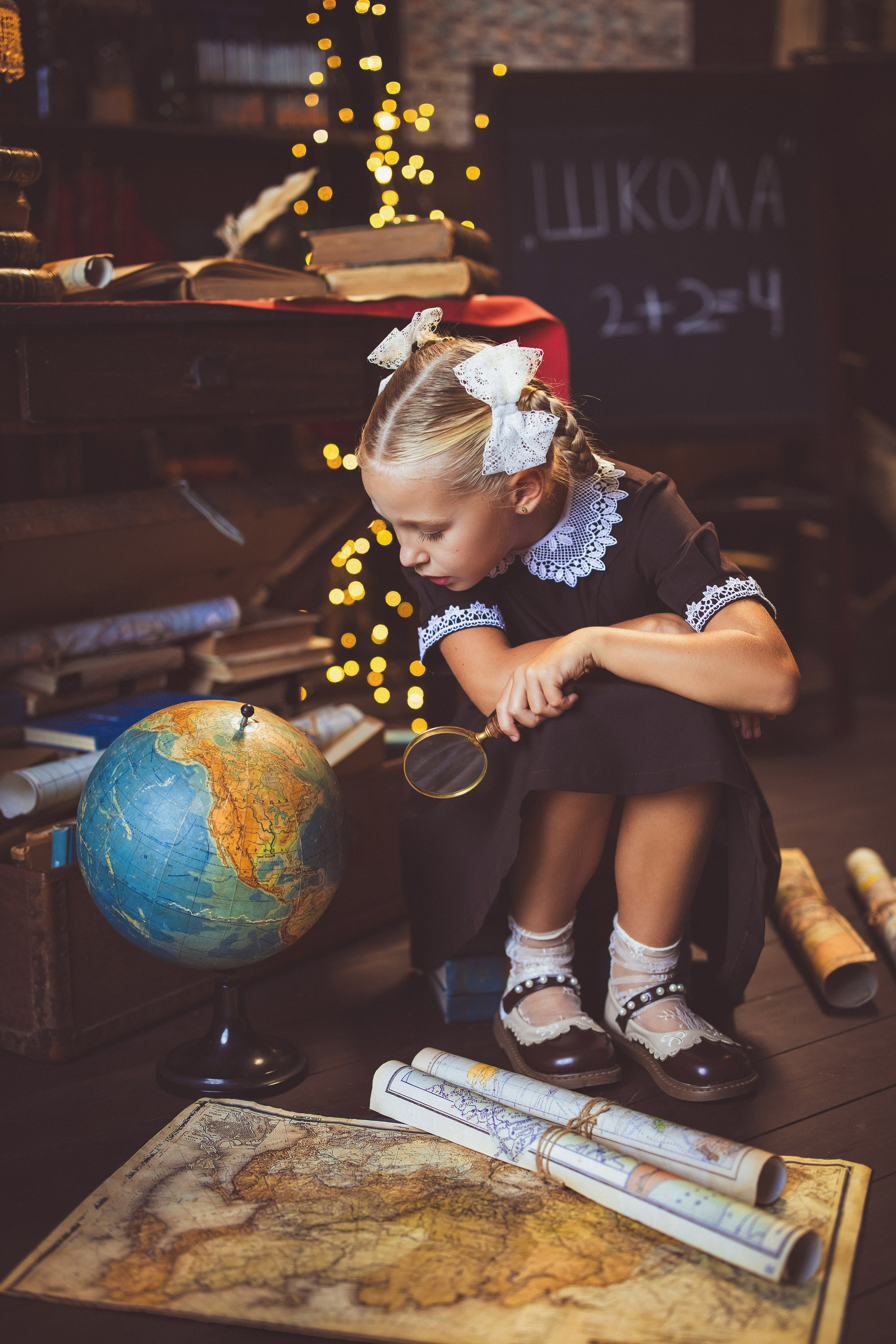 Школьная фотосессия, город Краснодар. Семейный и детский фотограф в Краснодаре Анна Трашкова