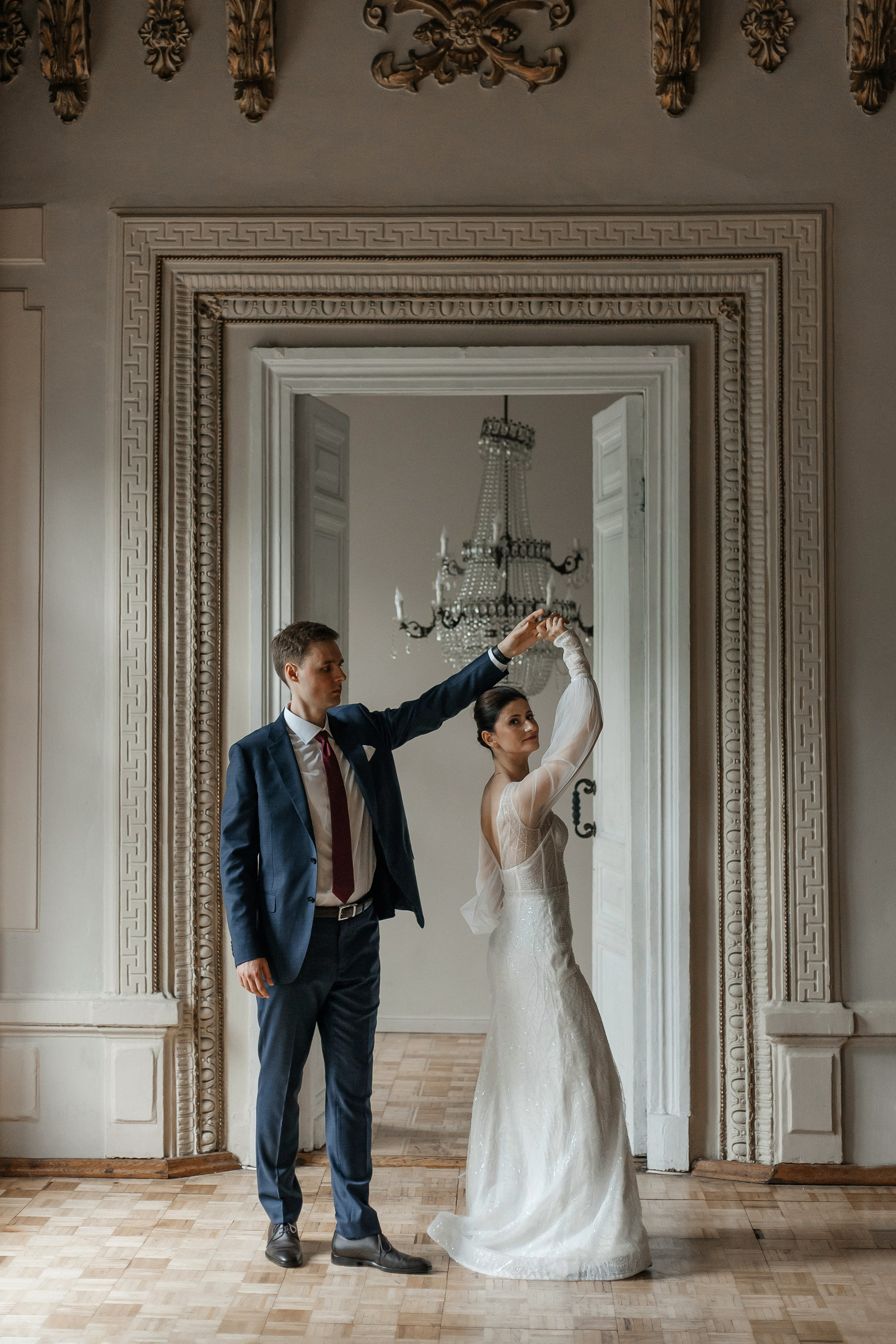 Свадебная фотосессия в усадьбе в Москве