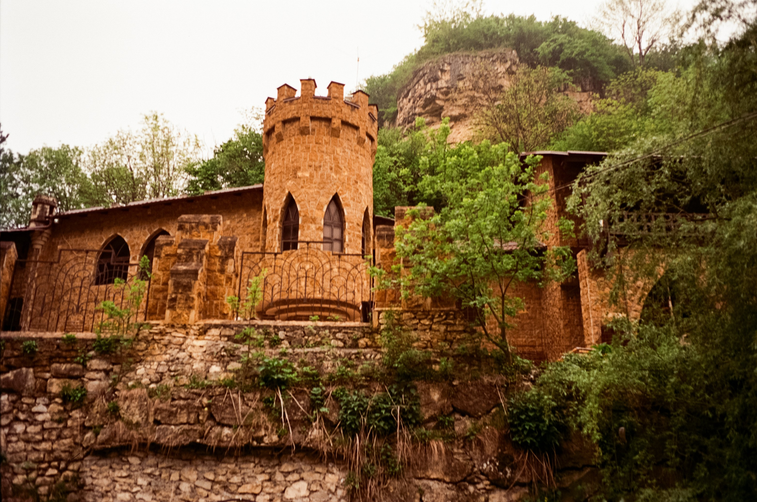 Кисловодск, дорога в сторону метеостанции, туман, лошади / Voigtlander