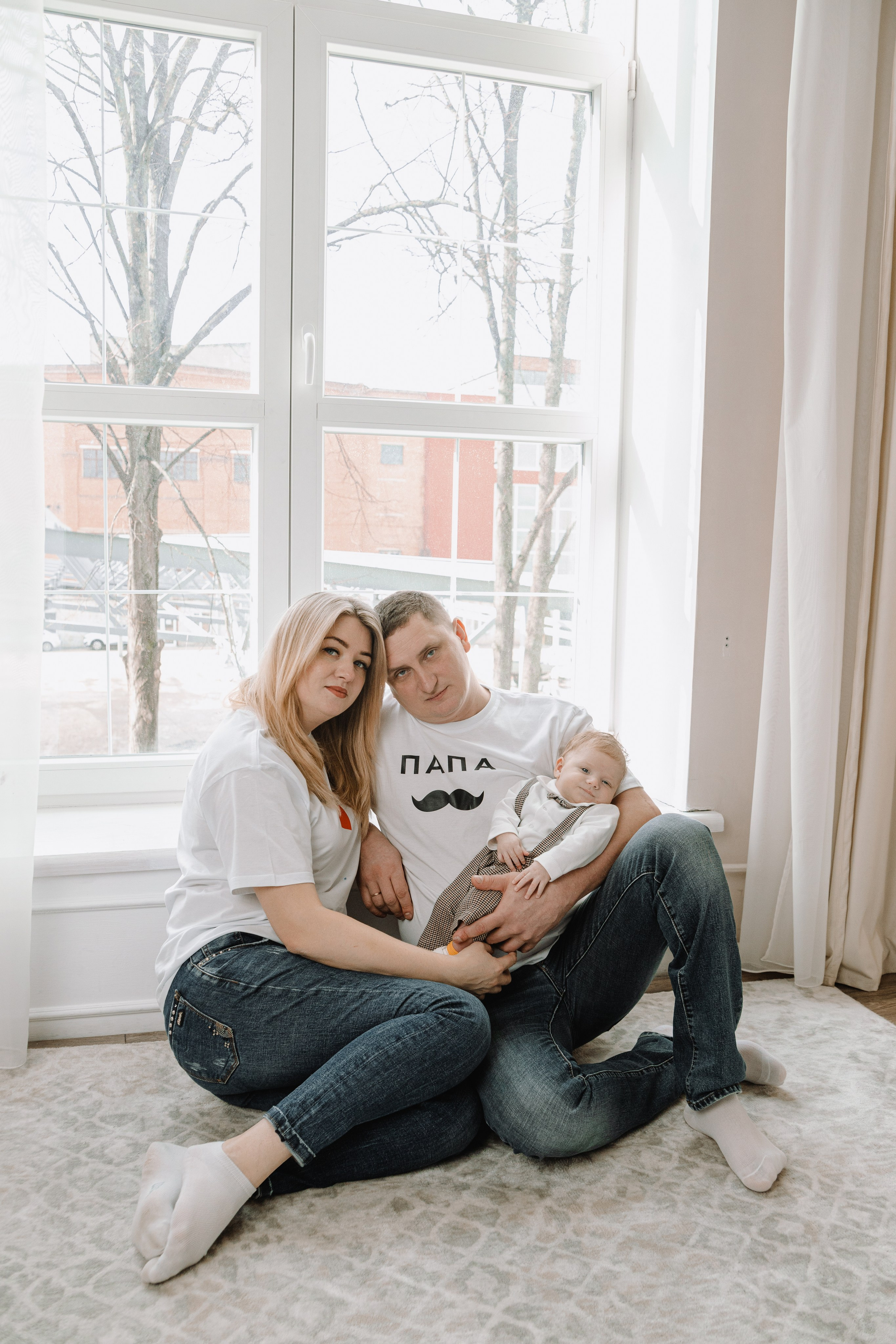 Юлия, Алексей и маленький Максим. Фотограф Воронеж Варвара