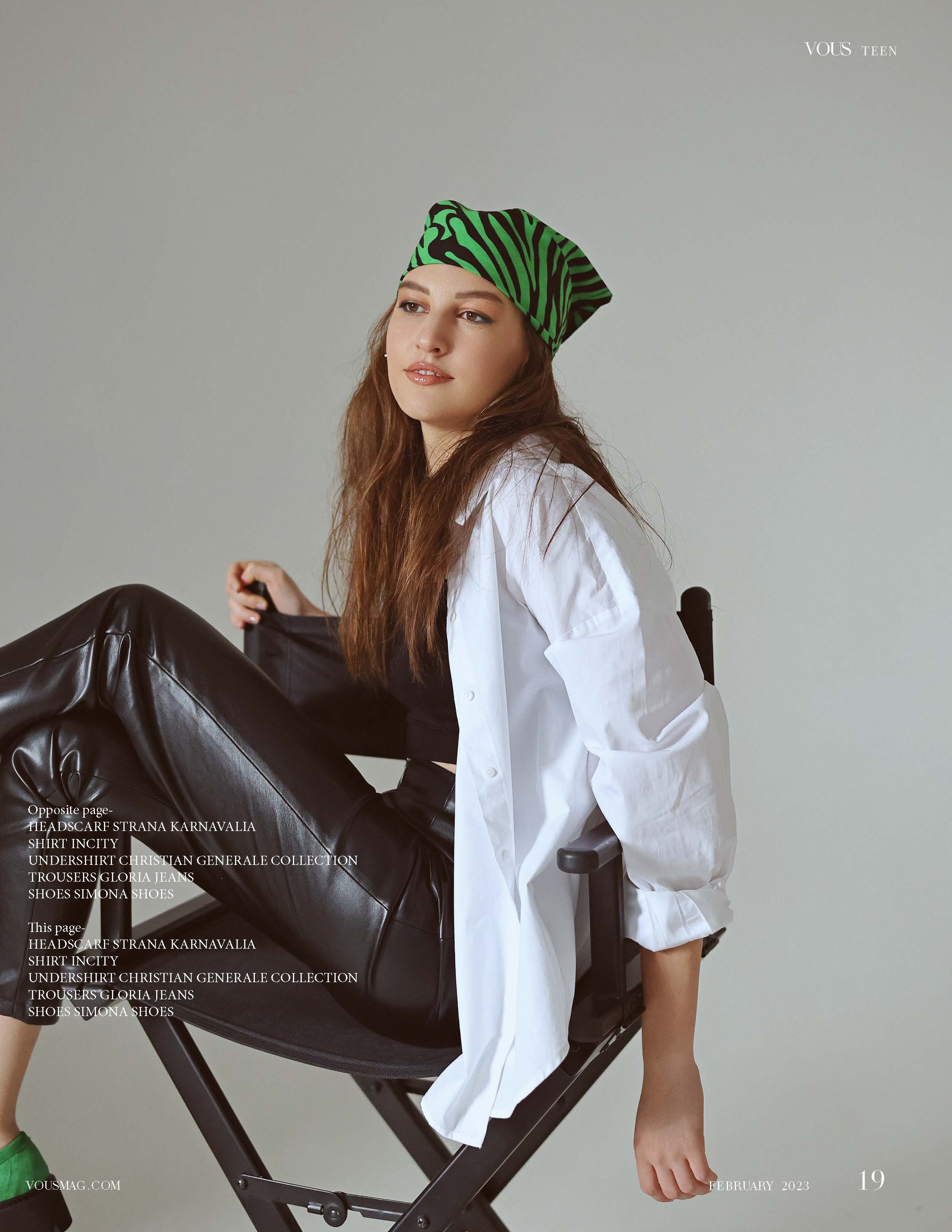 Журнал VOUS TEEN Мадрид. Задняя обложка и публикация. Фотограф в Крыму. Персональные фотосессии. Контент-съёмки