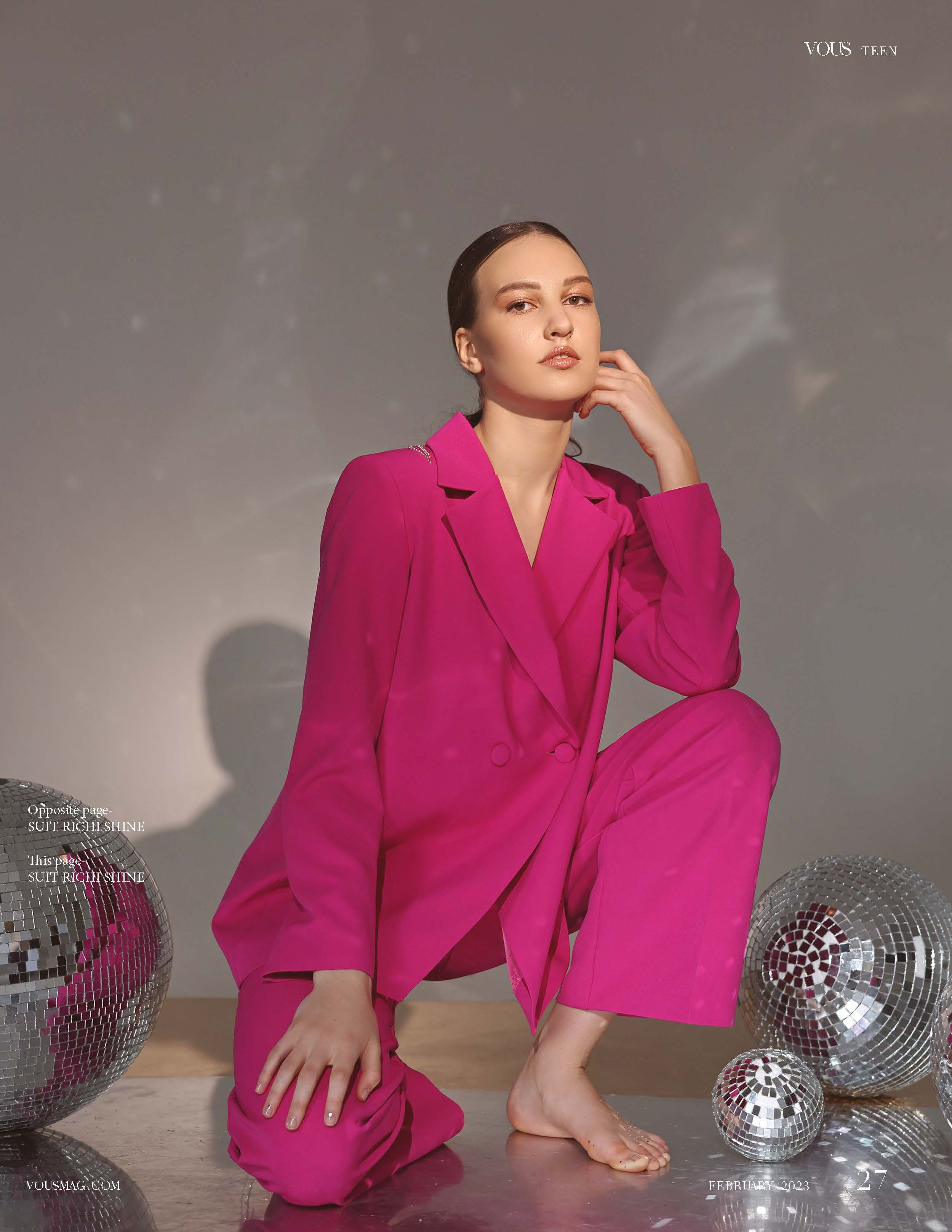 Журнал VOUS TEEN Мадрид. Задняя обложка и публикация. Фотограф в Крыму. Персональные фотосессии. Контент-съёмки