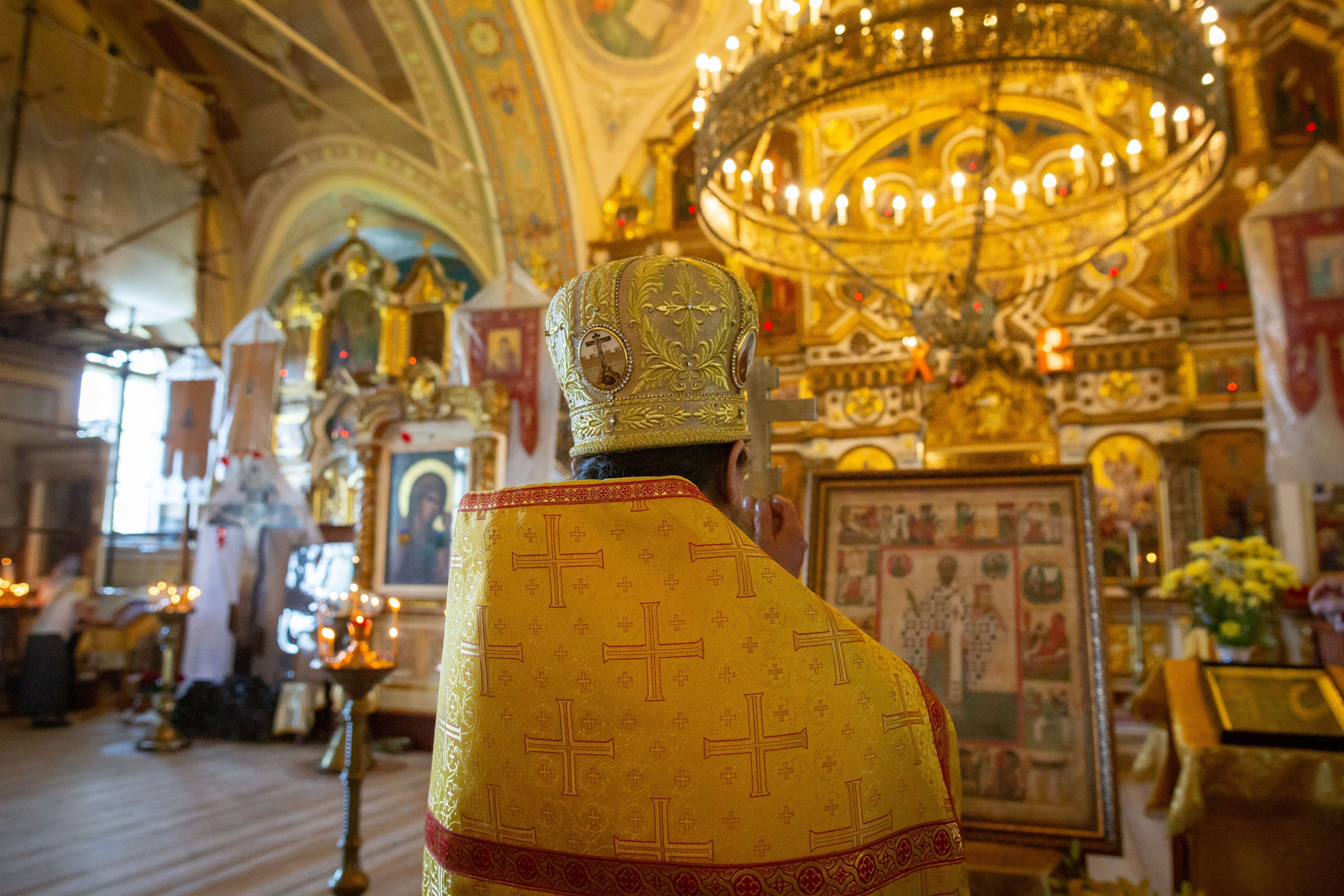 Молебен Николай Зарайсий с Ашитково Воскресенский храм. Семейный и детский фотограф Анна Петракова
