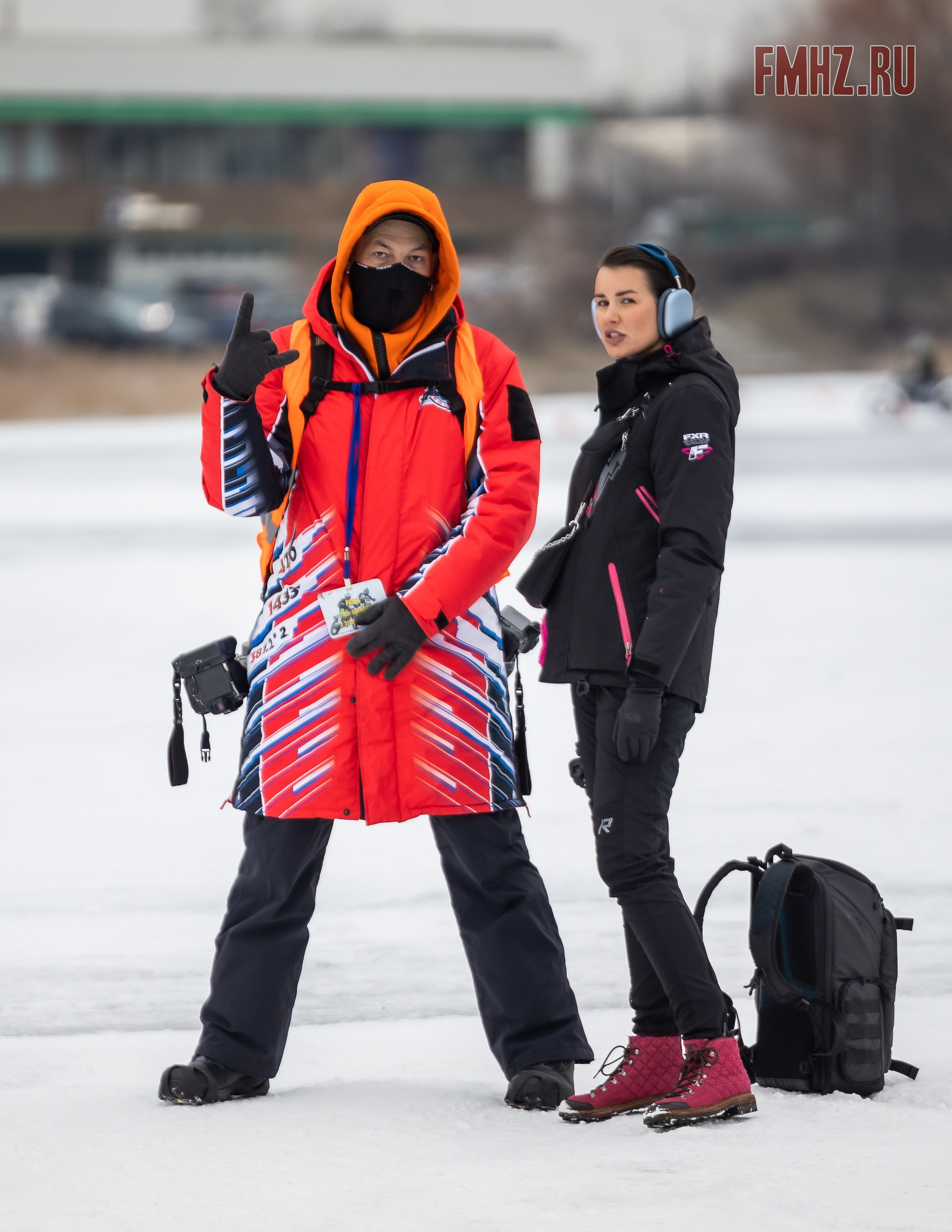 Первый этап Кубка МФР по мотокроссу на льду Большого Крылатского пруда в Москве. 8 февраля 2025 г. Фотограф Владимир Охрименко