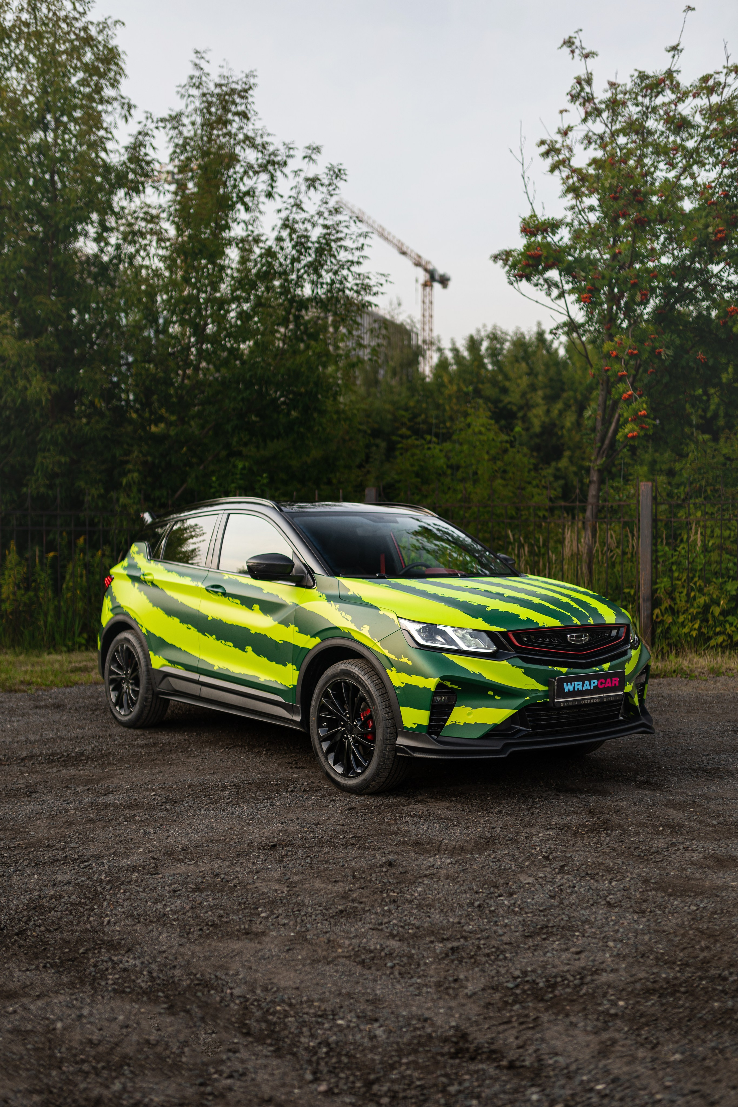 Винилография на Geely Coolray. Студия дизайна и оклейки авто Barmaley Design
