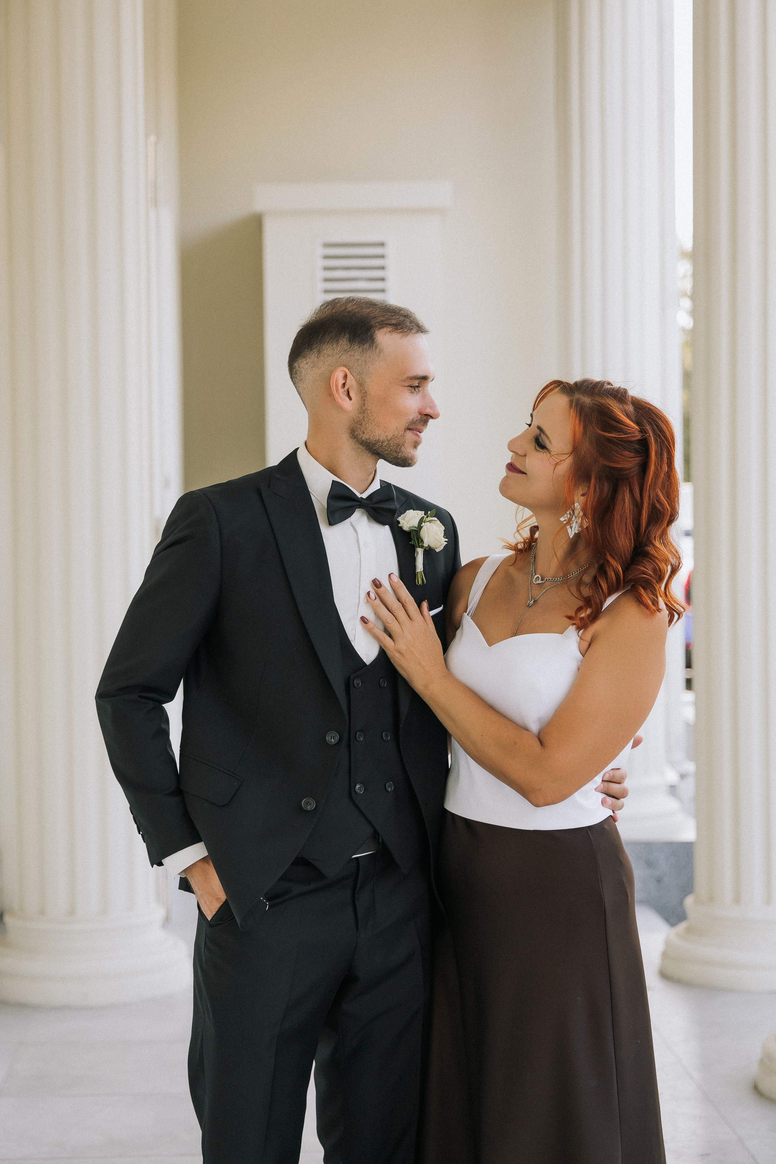 Свадебная прогулка Екатерины и Евгения. Свадебная фотография. Арина Рубах