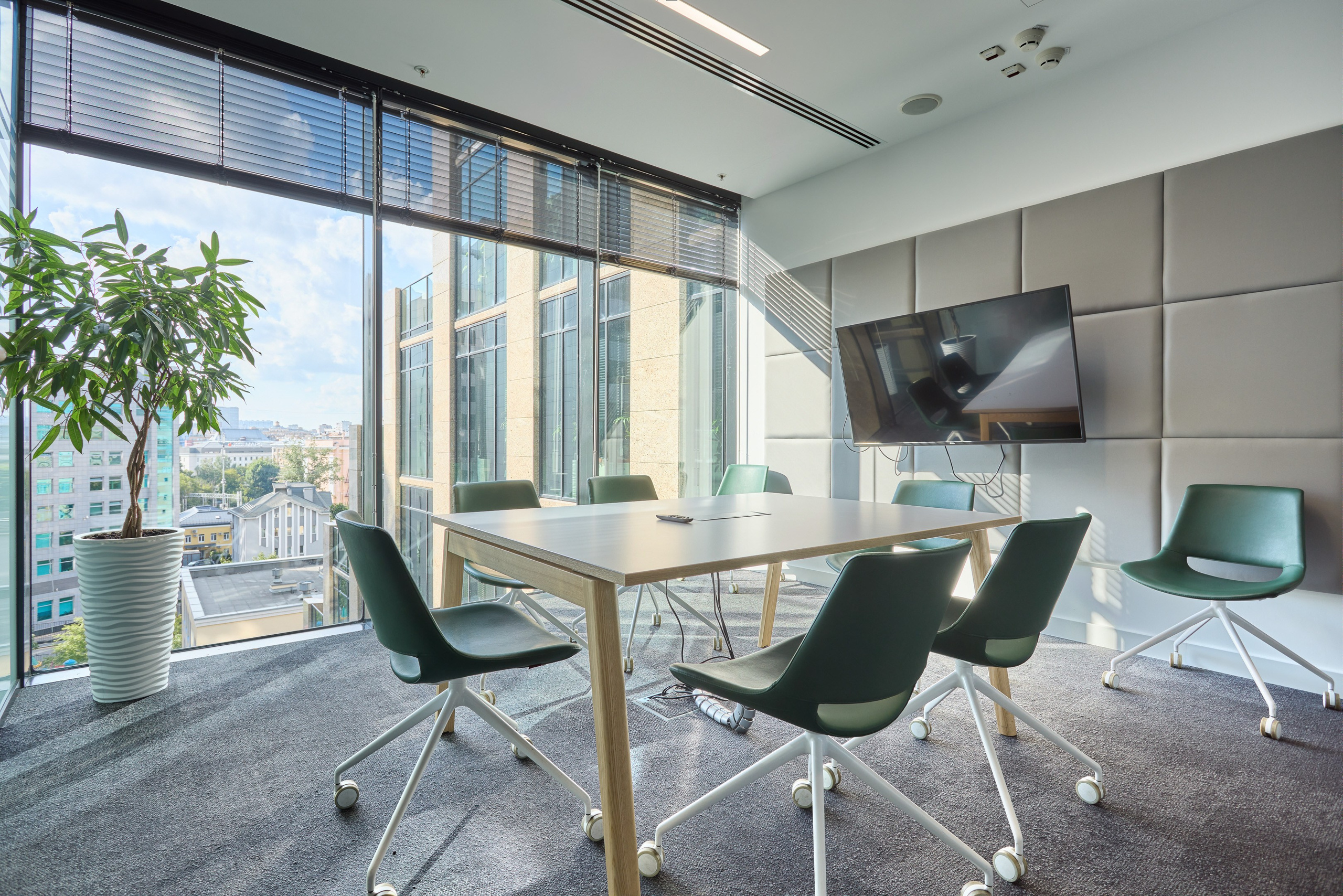 Modern style office meeting room interior - photographer Andrey Dunin